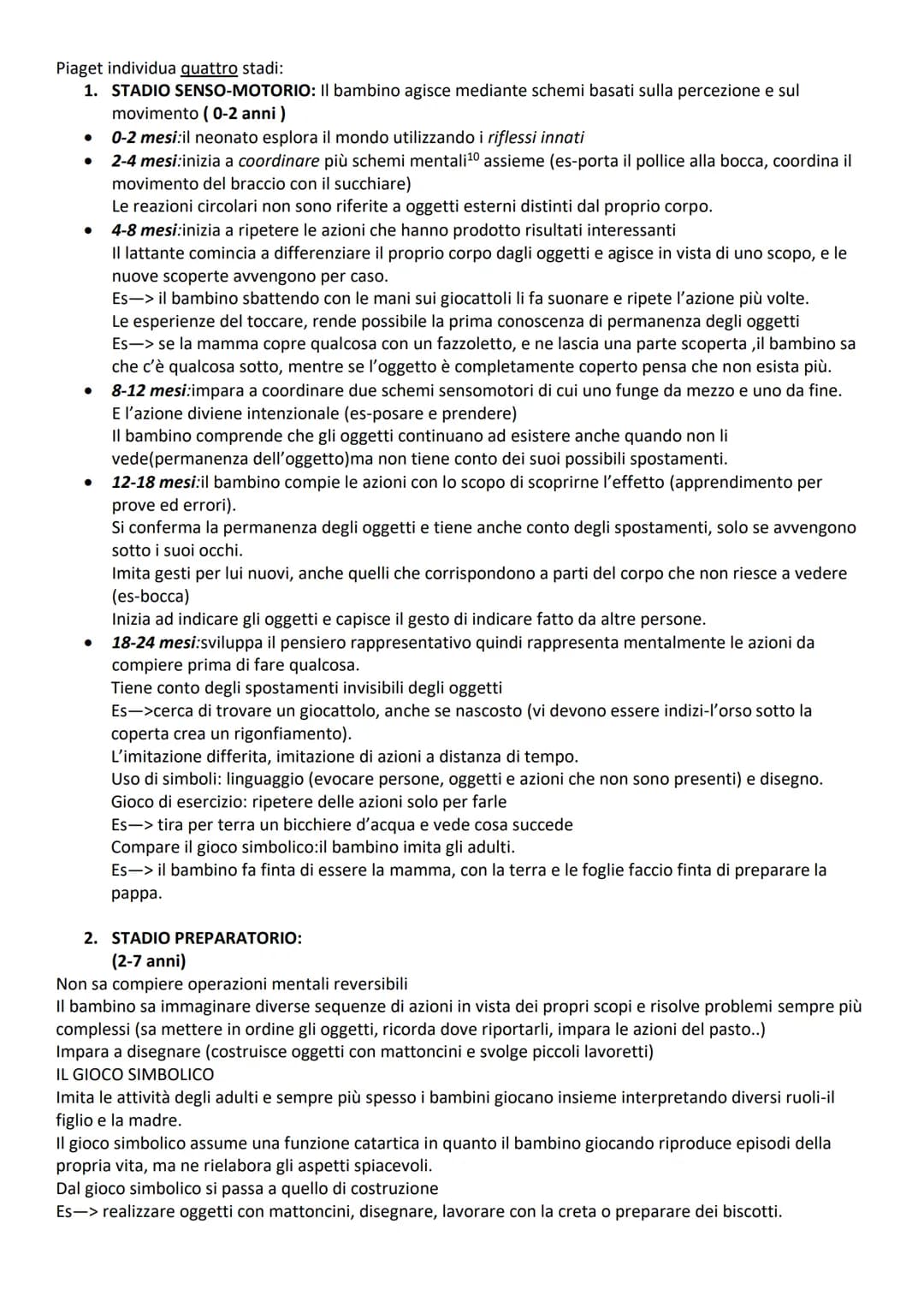 # PSICOLOGIA DELLO SVILUPPO:
SVILUPPO: è un'insieme di processi grazie ai quali un organismo modifica la sua organizzazione, le sue
funzion