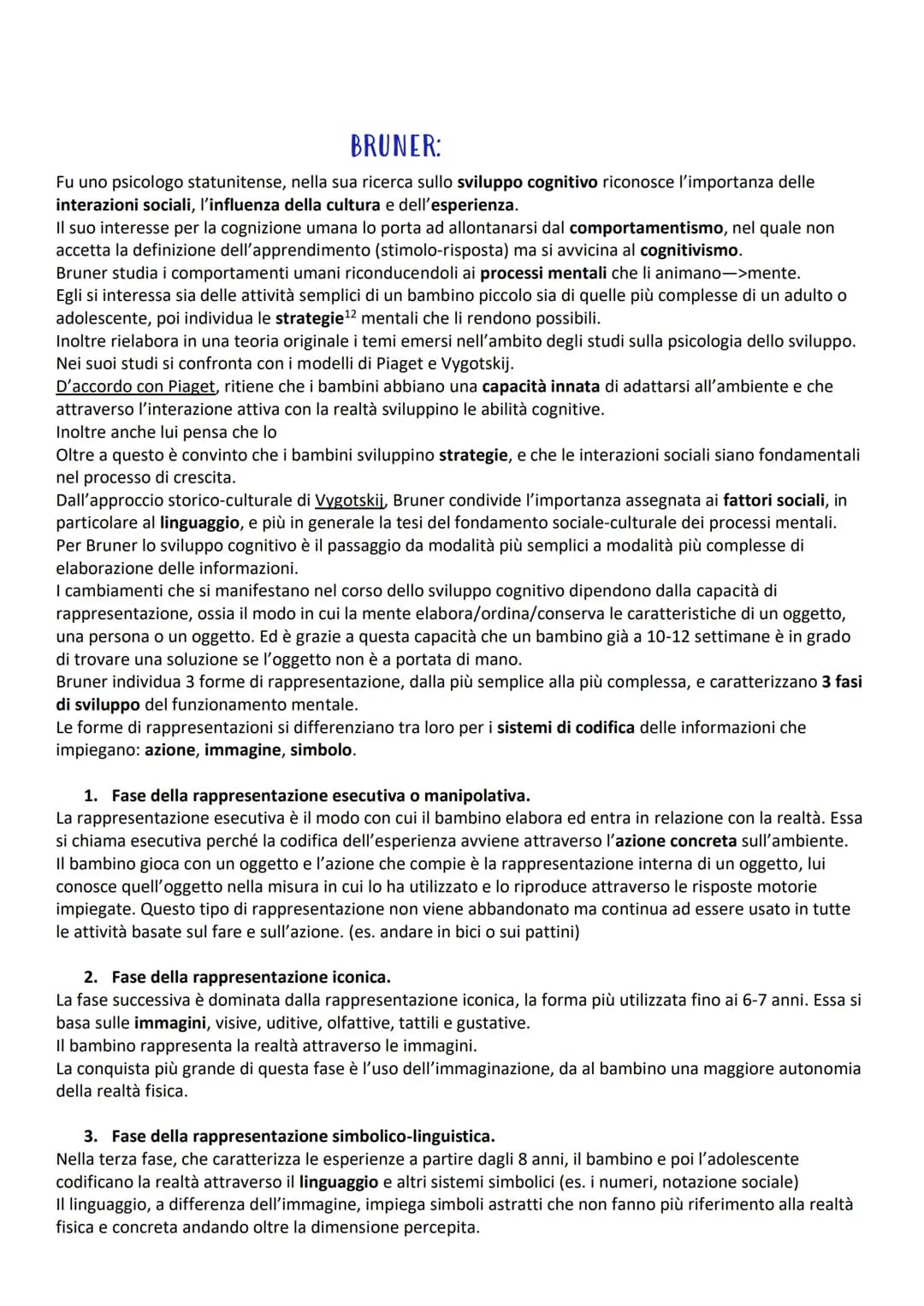 # PSICOLOGIA DELLO SVILUPPO:
SVILUPPO: è un'insieme di processi grazie ai quali un organismo modifica la sua organizzazione, le sue
funzion