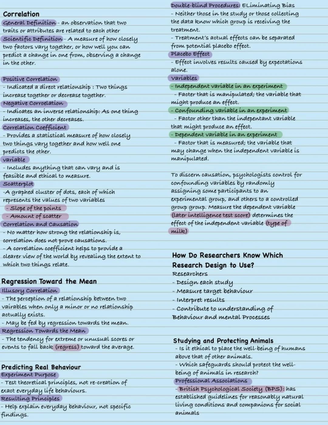 ## Psychological Science
- Focuses primarily on seeking general principles that help explain many behaviours, and less on particular behavio