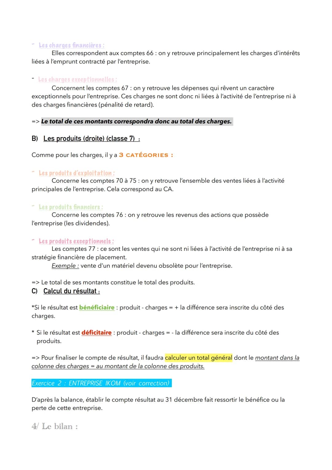 # INTRODUCTION À LA
COMPTABILITÉ :
Chapitre 3: Les documents de synthèses :
1/ Le plan des comptes :
A) Définitions :
Qu'est ce qu'un com