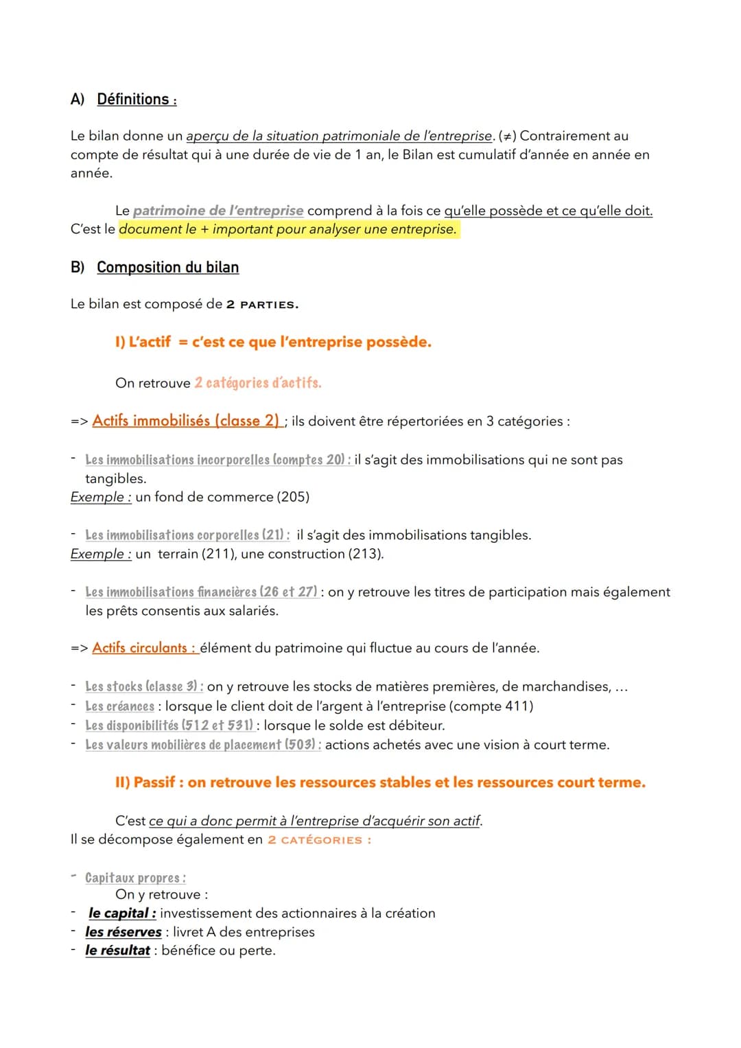 # INTRODUCTION À LA
COMPTABILITÉ :
Chapitre 3: Les documents de synthèses :
1/ Le plan des comptes :
A) Définitions :
Qu'est ce qu'un com