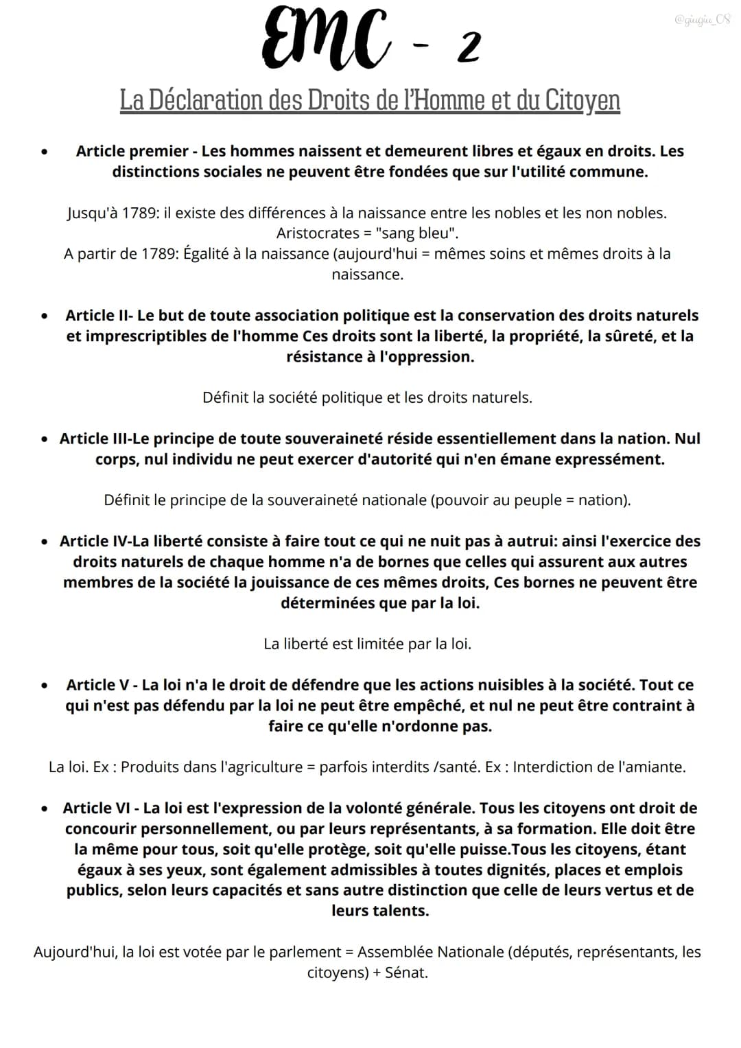 EMC - 1
La Déclaration des Droits de l'Homme et du Citoyen
@giugiu OS
DECLARATIO
DES DROFT'S DE HOMME
AT DU CITΟΥ ΕΝ,
PREAMULE
Œil et t