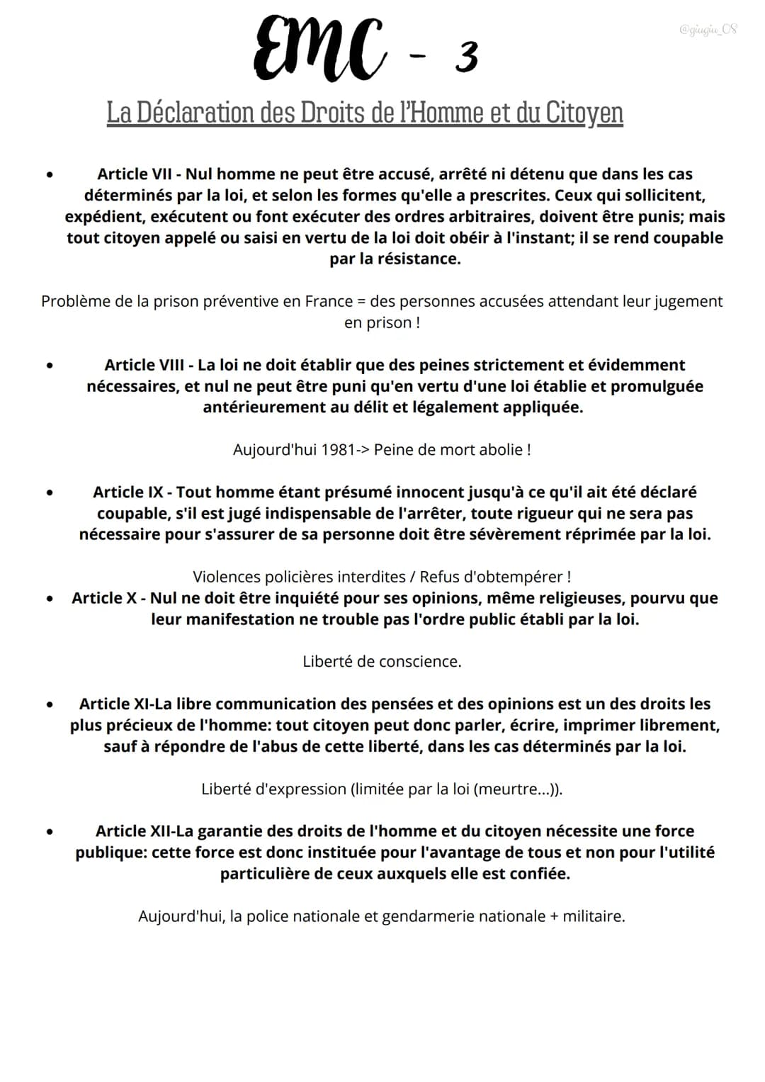 EMC - 1
La Déclaration des Droits de l'Homme et du Citoyen
@giugiu OS
DECLARATIO
DES DROFT'S DE HOMME
AT DU CITΟΥ ΕΝ,
PREAMULE
Œil et t