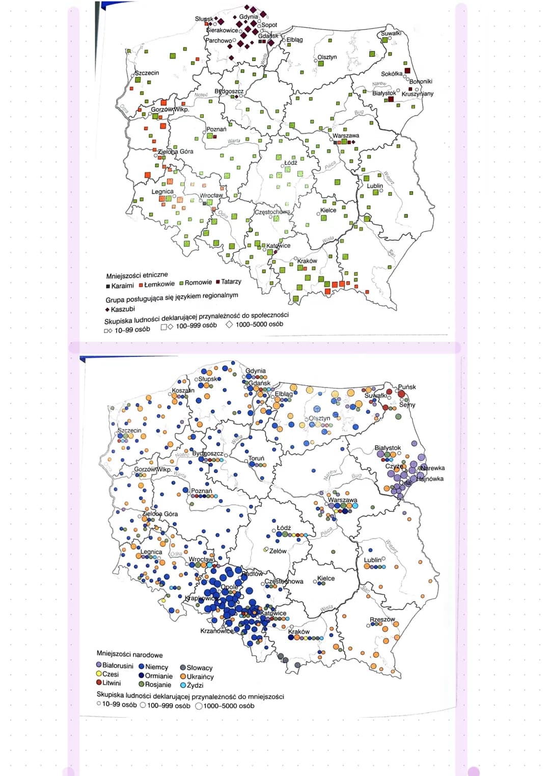 <p>Mniejszość - zbiorowość odróżniająca się od większości danego społeczeństwa poprzez własną kulturę i tradycje, a często również poprzez