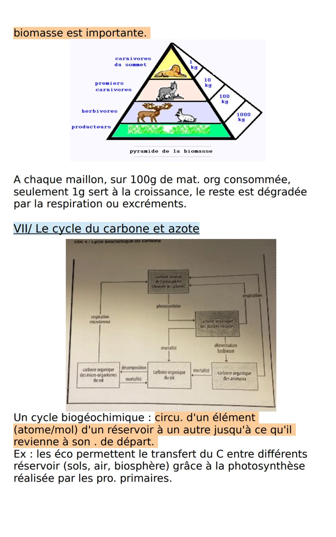 SVT : Les écosystème, des interactions
dynamiques entres les êtres vivants et leur milieu
I/ Caractéristiques d'un écosystème
Écosystème: