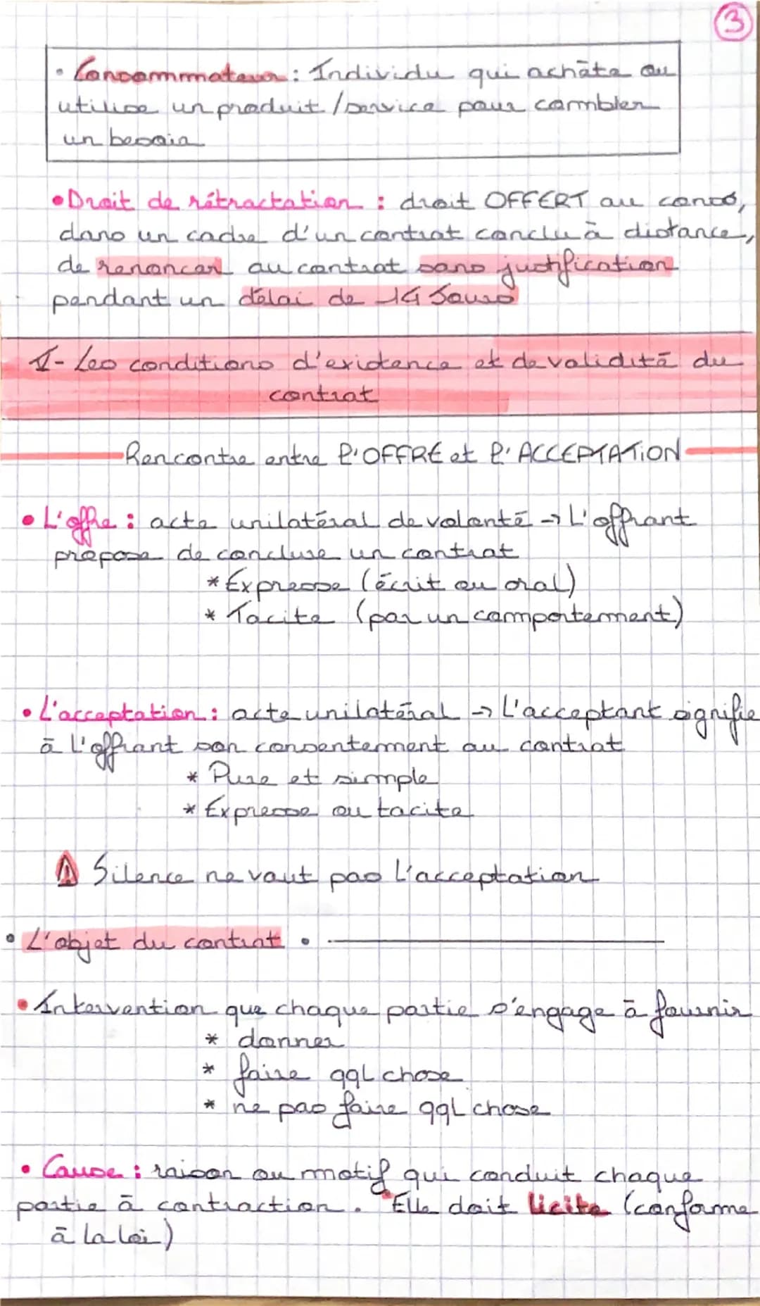 # DROIT
Chapitre 1: LA FORMATION DE CONTRAT
1- La notion de content
• Le contratالع .
• est un accord entre 2 au plusieurs personnes
des