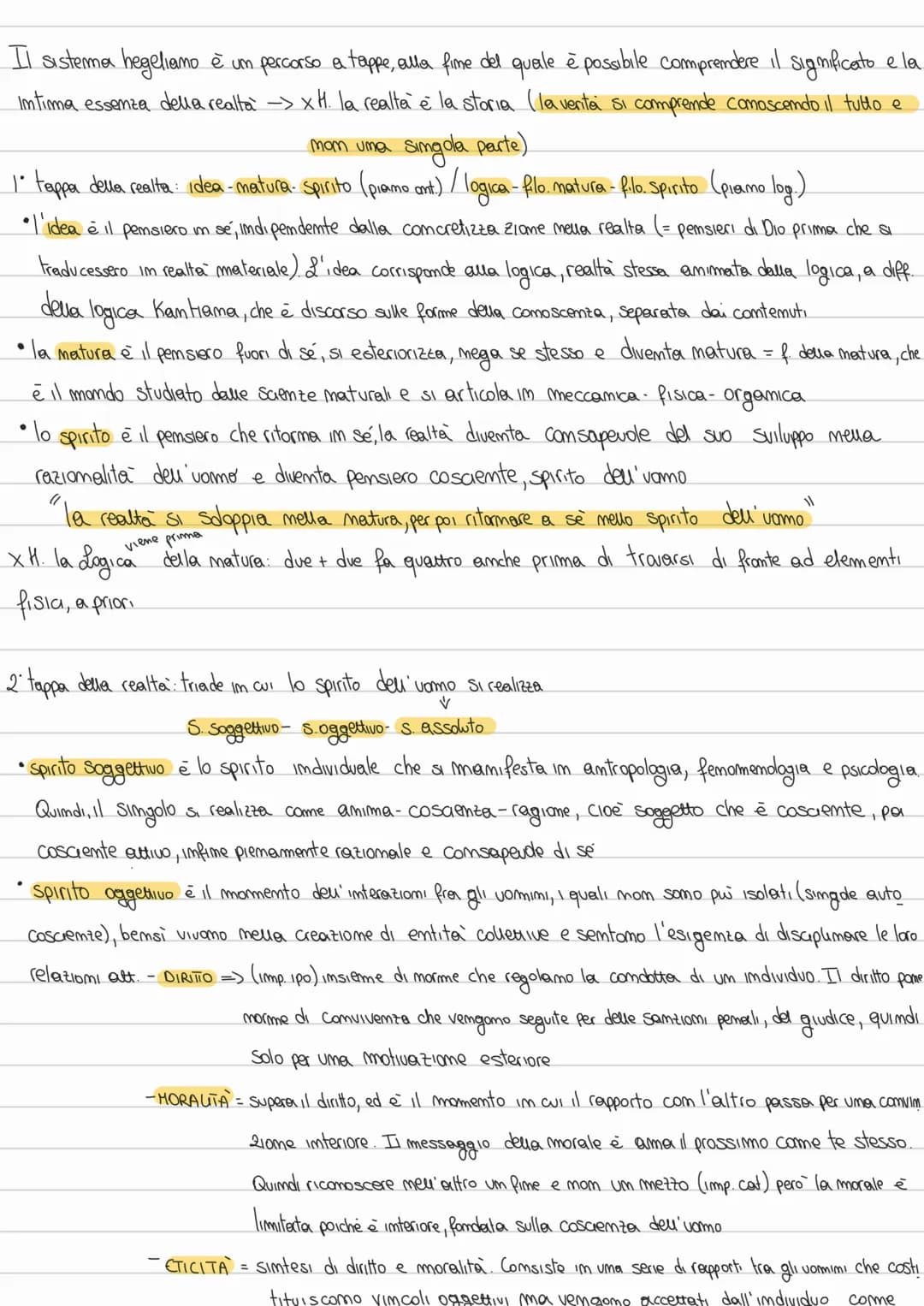 # Hegel
La filosofia hegeliama è la filosofia che è riuscita a sintetizzare im una struttura
logica-coerente tutto il pensiero precedente.