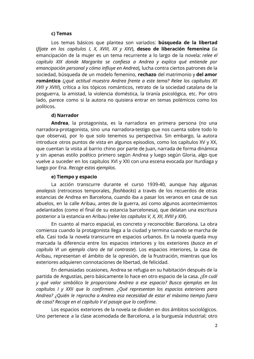 Guía de lectura
NADA, CARMEN LAFORET
1. INTRODUCCIÓN
Nada es una novela de fuerte componente autobiográfico escrita en 1944 y
que obtuvo e