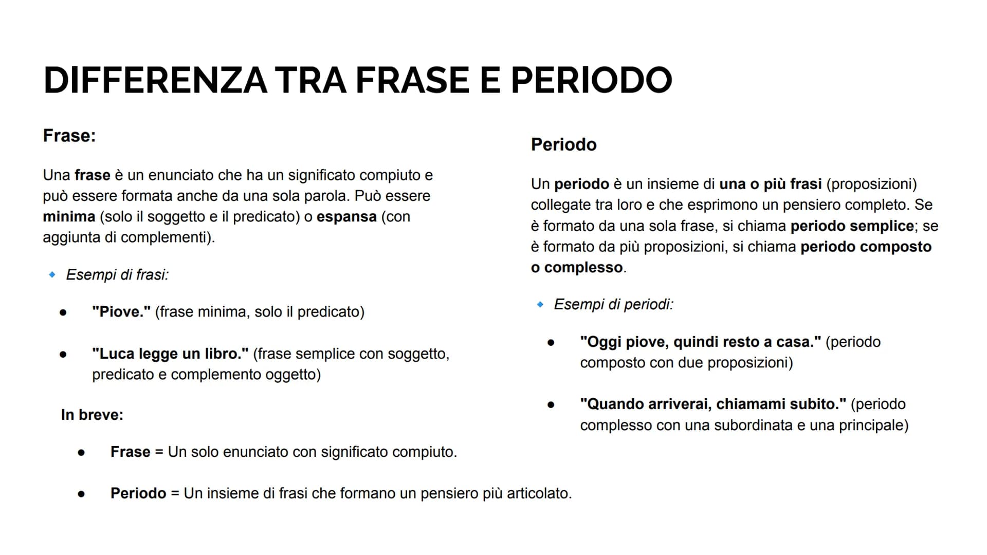 # ANALISI LOGICA SOMMARIO:
• COS'E'?;
• DIFFERENZA TRA FRASE E PERIODO;
• SOGGETTO;
• ATTRIBUTO;
• APPOSIZIONE;
• PREDICATO:
VERBALE E NOMI