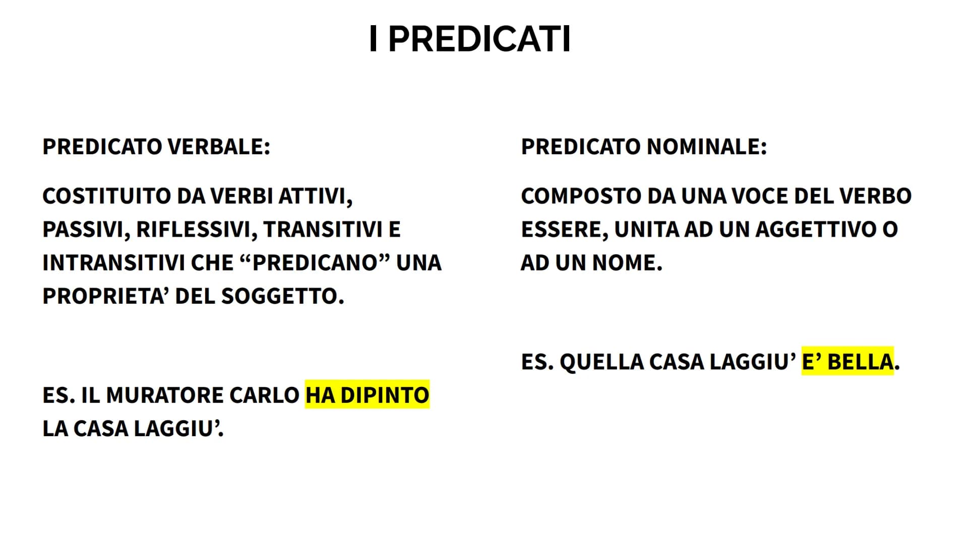 # ANALISI LOGICA SOMMARIO:
• COS'E'?;
• DIFFERENZA TRA FRASE E PERIODO;
• SOGGETTO;
• ATTRIBUTO;
• APPOSIZIONE;
• PREDICATO:
VERBALE E NOMI