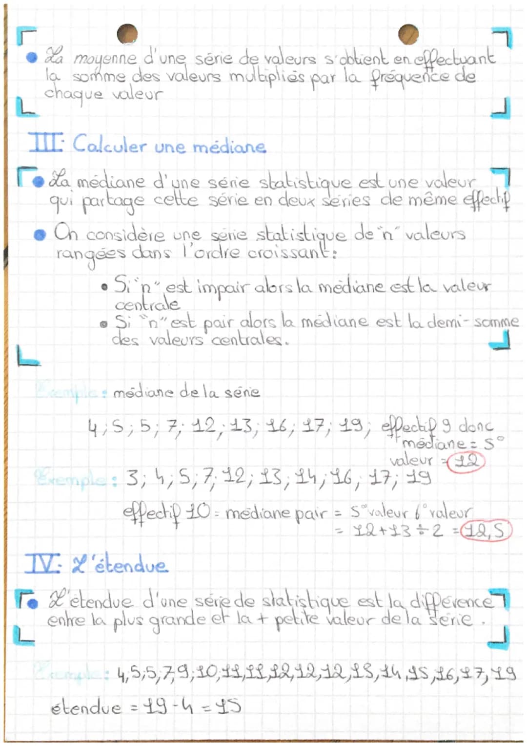 # Statistiques.
I- Fréquences
* La fréquence d'une valeur est le quotient de l'effectif
de cette valeur par l'effectif total
* Une Fr
