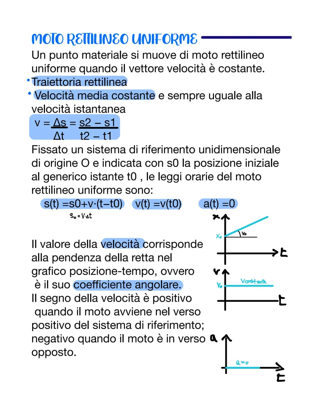 # CINEMATICA
La cinematica studia il moto dei corpi, senza
indagare le cause del movimento.
Per studiare il moto di un oggetto è necessari