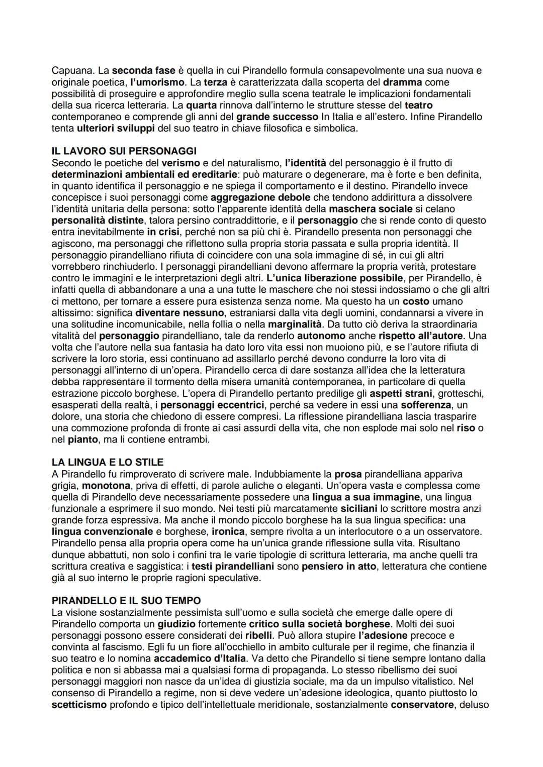LUIGI PIRANDELLO
Luigi Pirandello nasce il 10 dicembre 1867 vicino a Girgenti in una località chiamata Caos, dove
la famiglia si è rifugiat