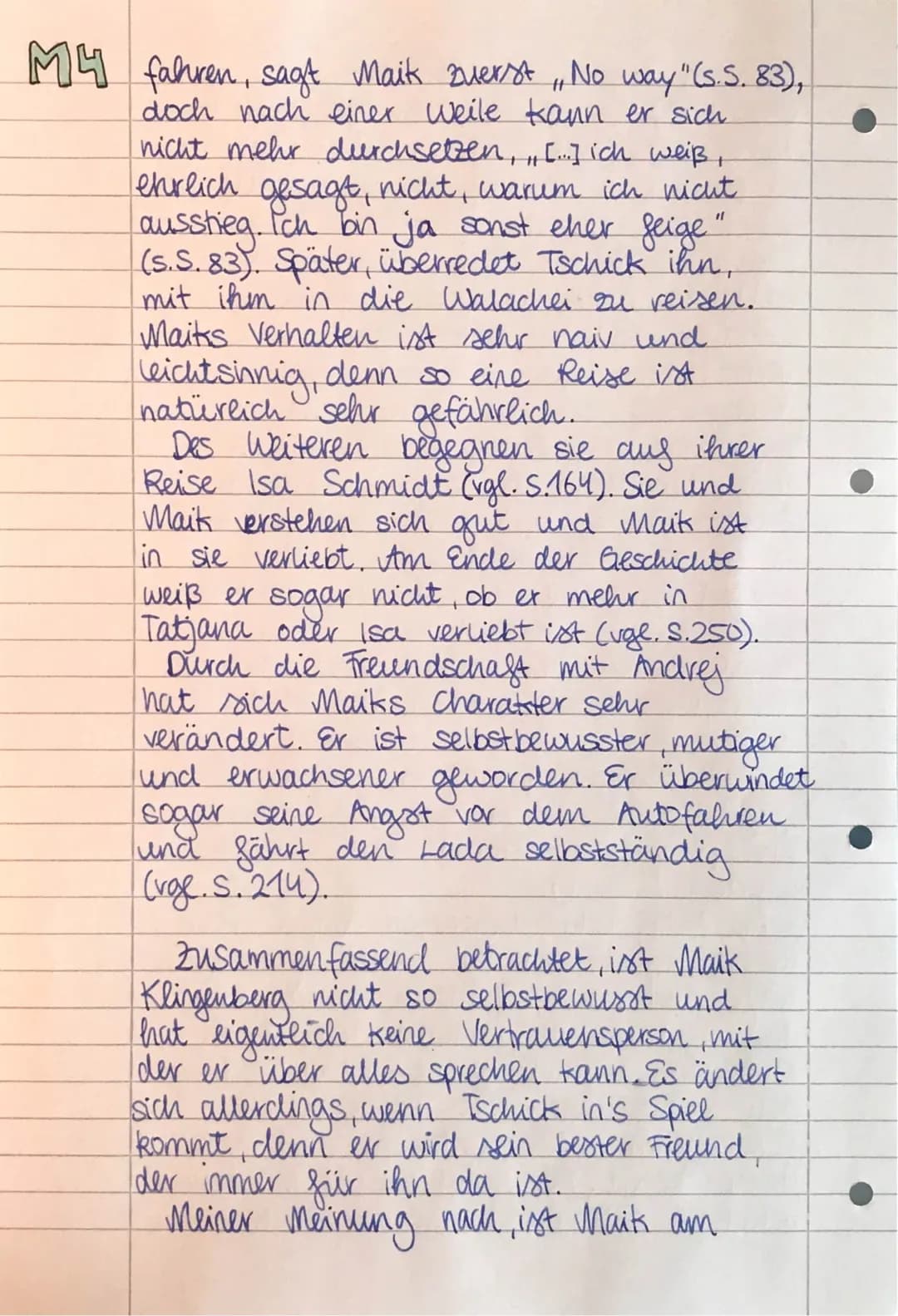 # LESETAGEBUCH
zum Roman „Tschick“ von Wolfgang Herndorf
tschick
von -PFLICHT AUFGABEN
M2: Biografie Wolfgang Herrndorf
Wolfgang Herndo