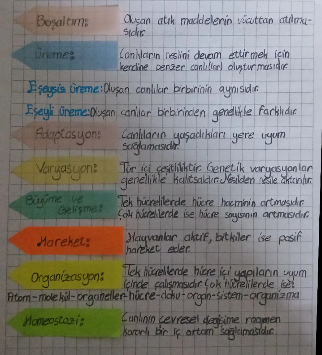 Gürmat
# Biyoloji:
Prokaryot hücre Lekirdeği ve zarlı organelleri yoktur.
Ökaryot hücre Çekirdeği ve zarlı organelleri vardır
Sdunumun a