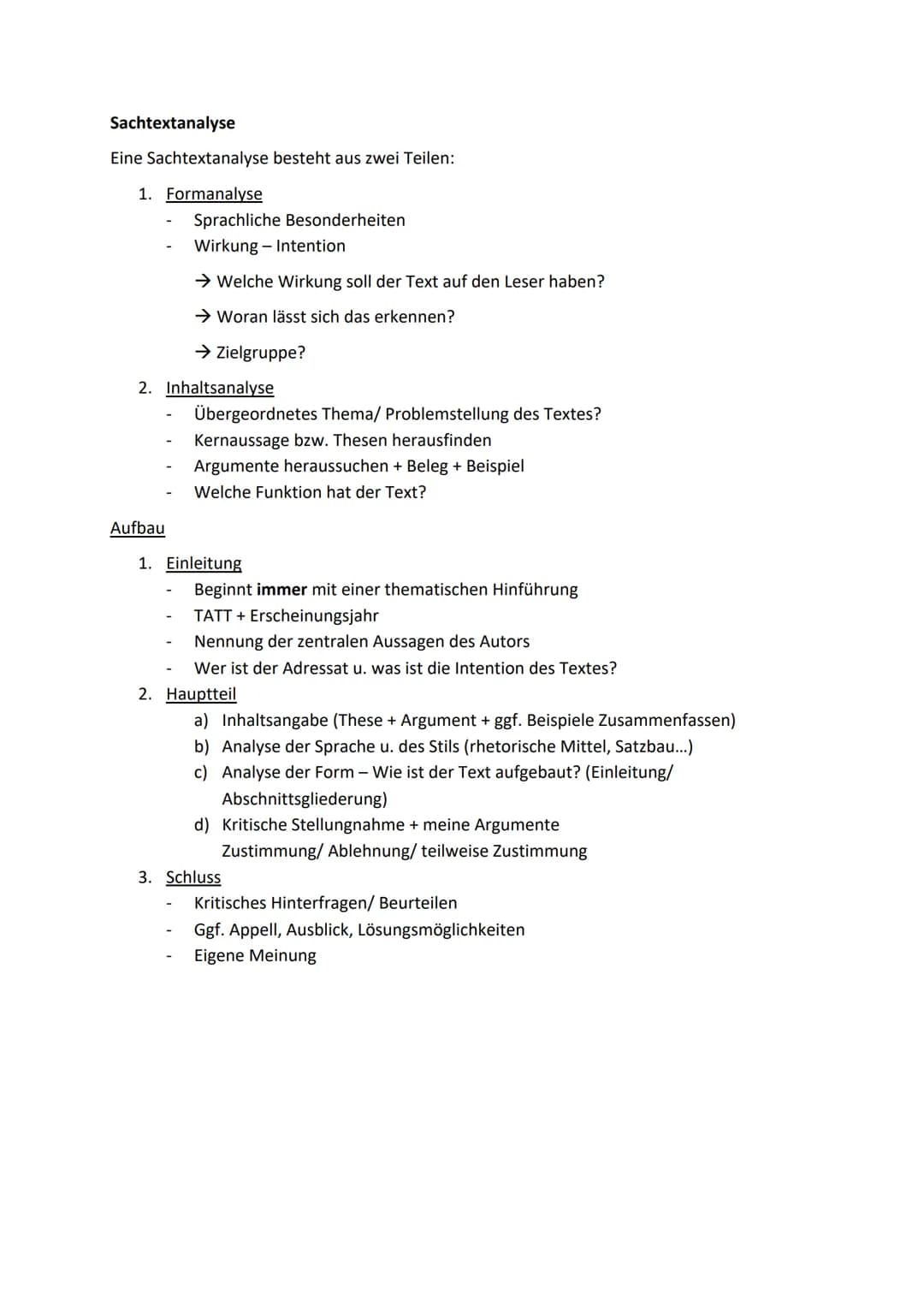 Literarische Erörterung
1. Einleitung
- Hinführung zum Thema ("aktueller Aufhänger")
- TATT, Erscheinungsjahr, Epoche
- Ggf. Begriffserklär