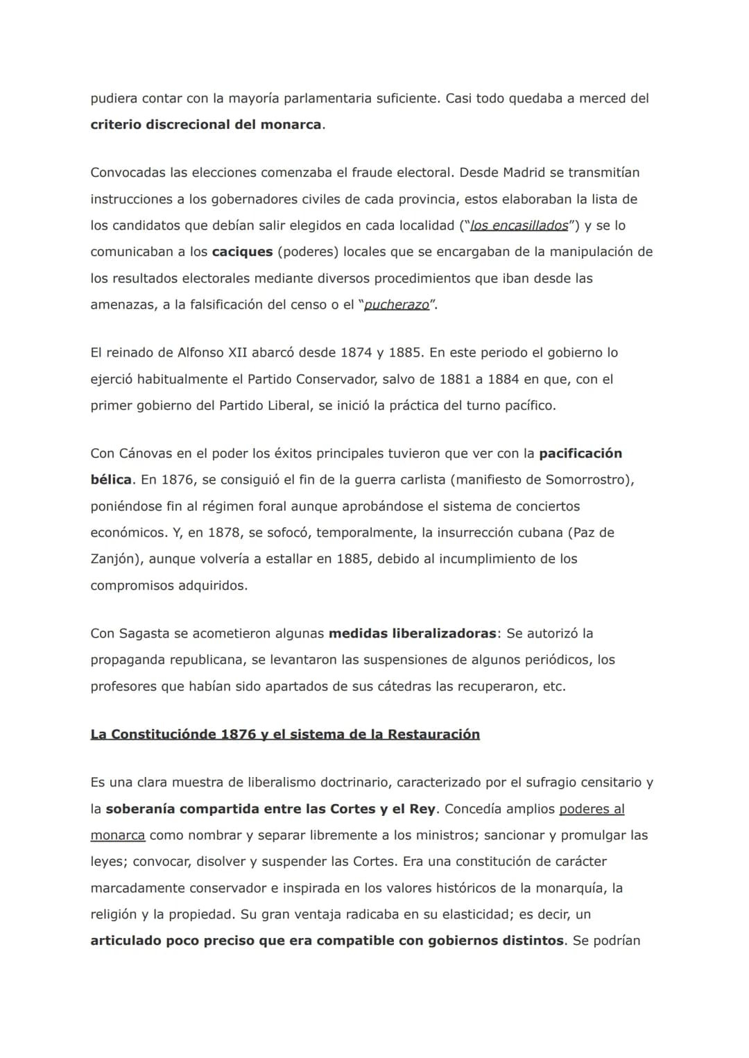 # Tema 1. La Restauración: evolución política, social, económica y
demográfica (1875-1931).
0.- INTRODUCCIÓN
Tras el convulso Sexenio Demo