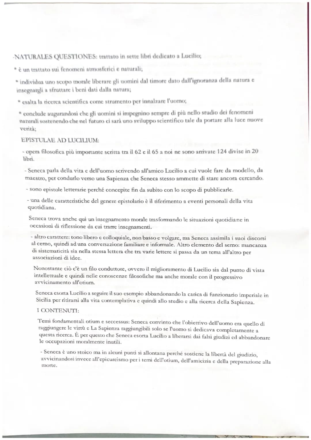SENECA
LA VITA:
-appartiene ad una ricca famiglia provinciale di rango equestre;
-nasce in Spagna nel 4 a.C. ma fu presto portato a Roma