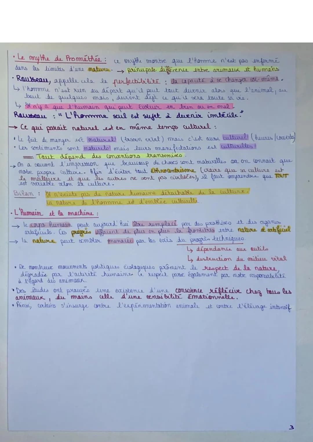 # La mature
→Correspond à la xéalité que l'on - s'oppose à arteficil
trevwe
sur terre à son origime
→ comprends TOUS les tres-vivants
L'ho