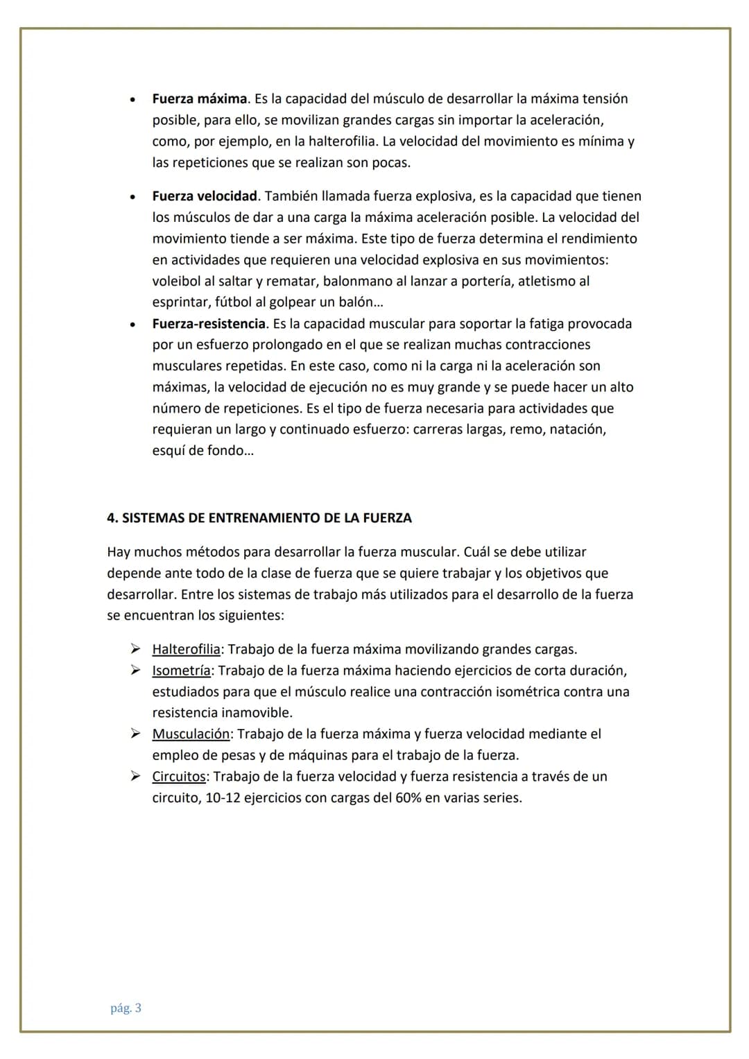 # LA FUERZA
pág. 1 # 1. CONCEPTO DE FUERZA
El concepto de fuerza, entendida como una cualidad funcional del ser humano, se
refiere a la "c