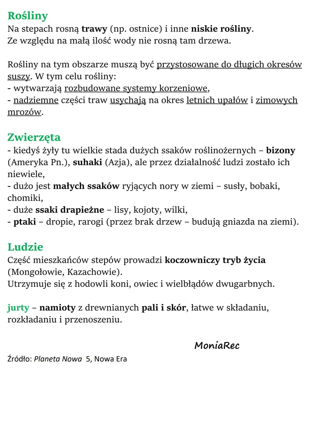 # Krajobraz sawanny i stepu
Sawanny i stepy to rozległe obszary porośnięte trawami. Różni je
klimat.
# Sawanna
## Położenie
Sawanny znaj