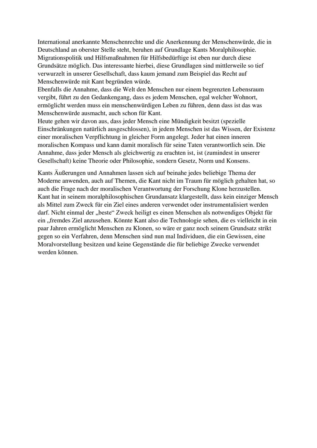 # Kant als Aufklärer
Sarah Beranek MSS 11
GK Geschichte Inhaltsangabe
1. Biographie des Immanuel Kant
2. Kants Denkweisen
3. Kants Kritik