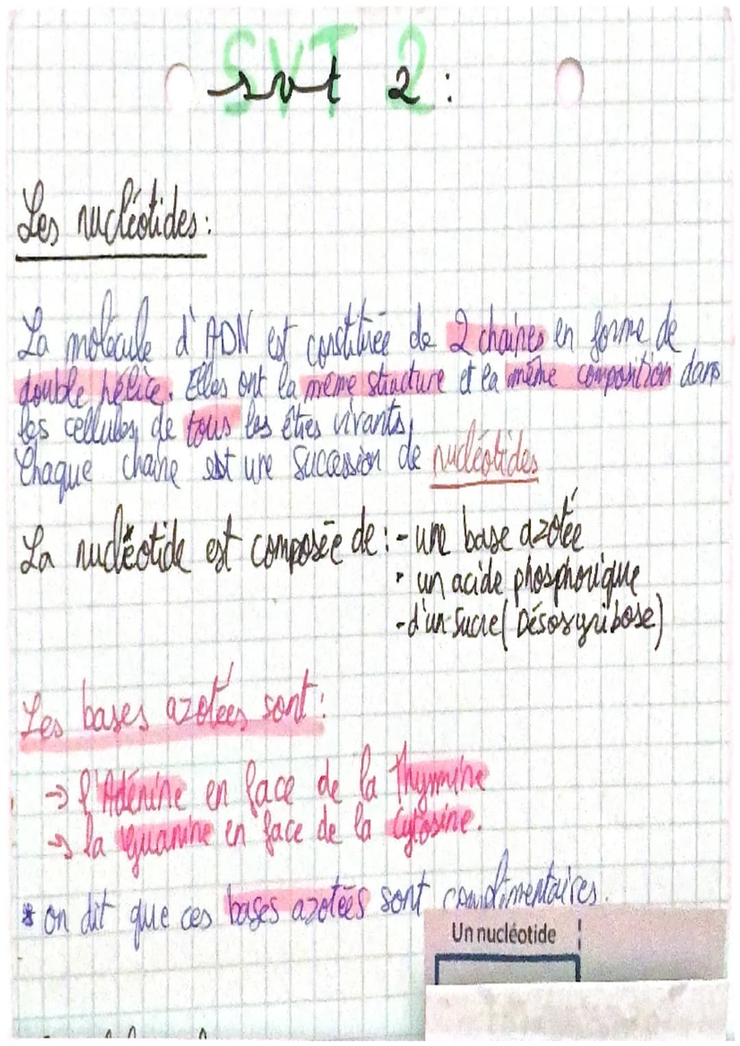 - Les chromosomes sont constitués de molecules d'ADN, elles
meme constituéesde gènes
- I'èthe human est constitué de 22000 gènes..
Defini