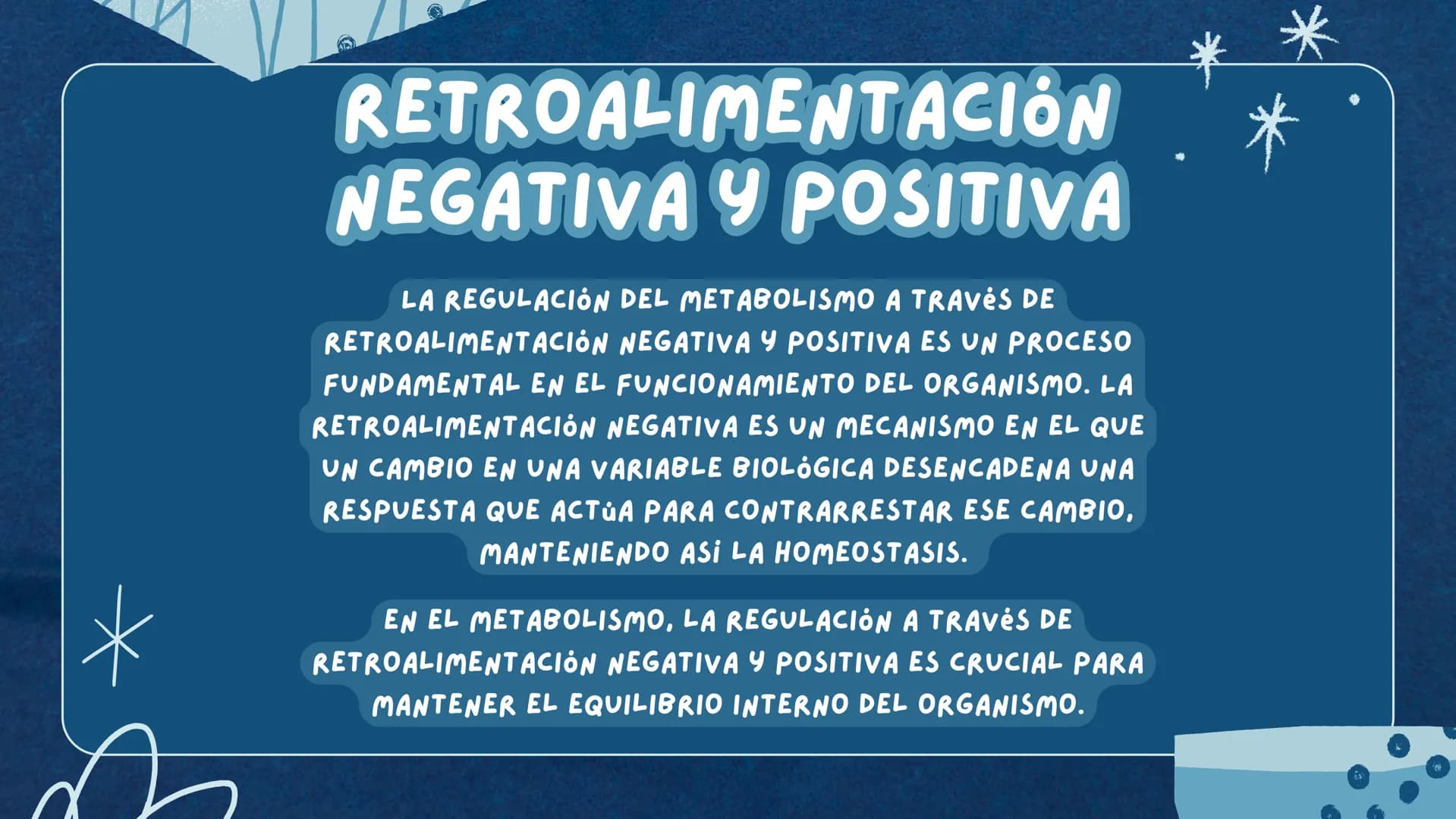 REGULACIÓN DEL
Metabolismo # ENZIMAS REGULADORAS
LAS ENZIMAS DETERMINAN QUE REACCIONES QUIMICAS PUEDE
LLEVAR A CABO UNA CÉLULA Y A QUE VELO