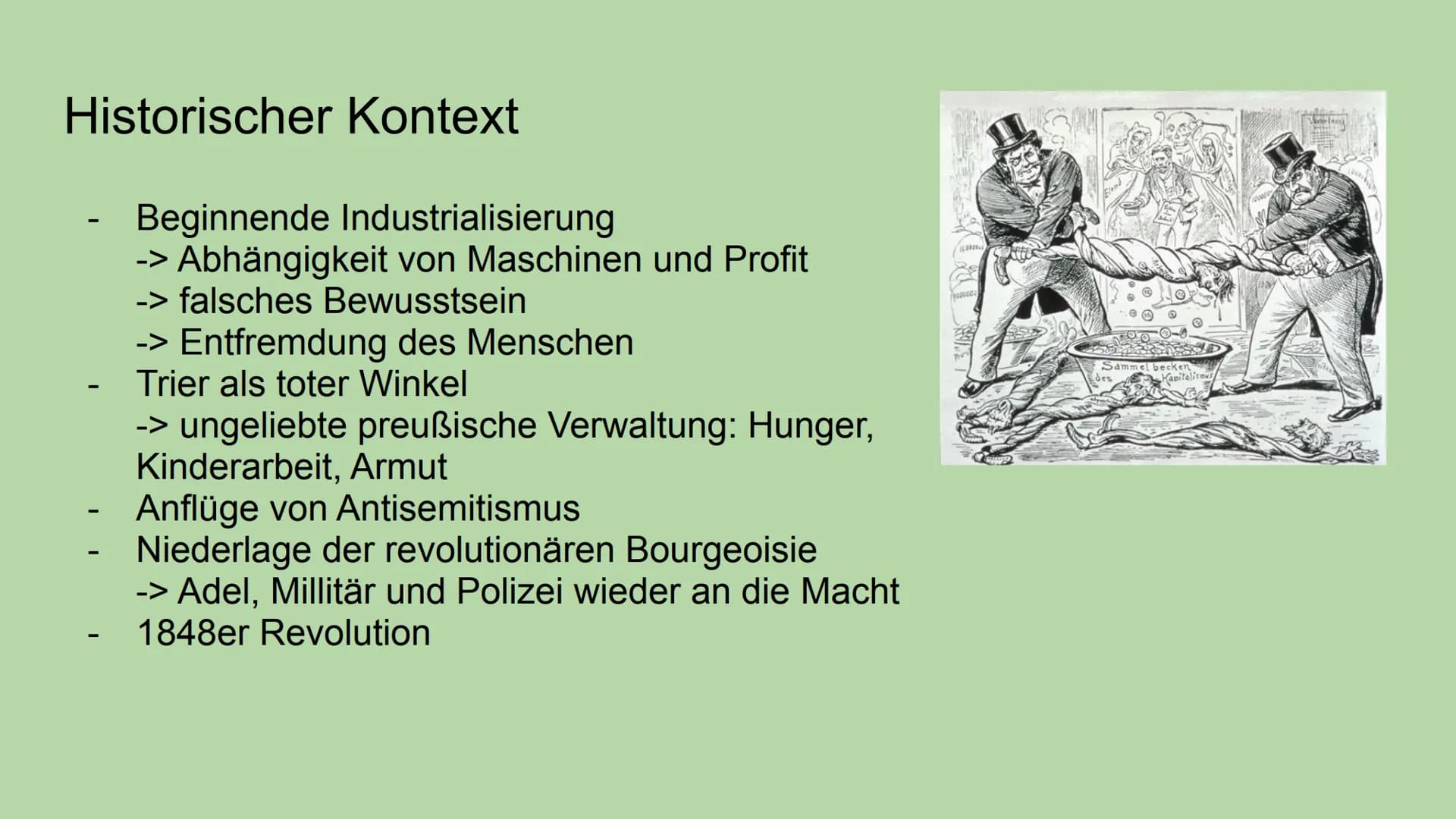 # Karl Marx und seine Lehre
des Marxismus
Präsentation von Iman Ahmad # Inhaltsverzeichnis
- Wer war Karl Marx?
- Historischer Hintergrun