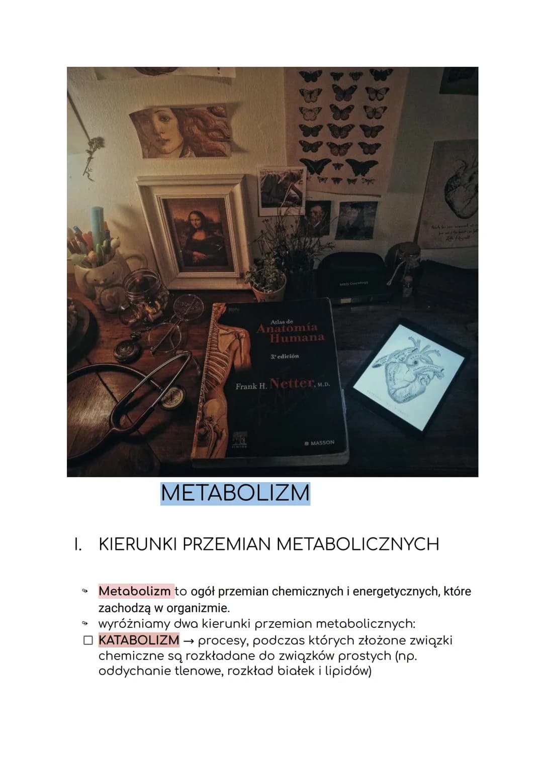 Atlas de
Anatomía
Humana
3'edición
Frank H. Netter. м.о.
#MASSON
METABOLIZM
I. KIERUNKI PRZEMIAN METABOLICZNYCH
* Metabolizm to ogół prz