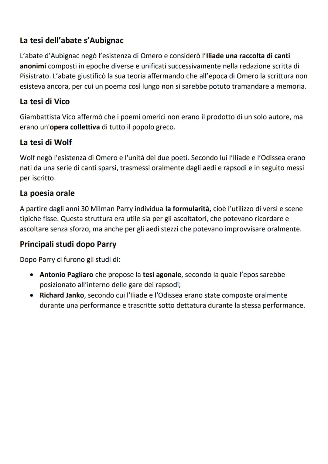 # LE ORIGINI
I primi poemi epici di omero risalgono all'XI secolo, quindi all'Età Arcaica (XI-VIII). L'epica
(dal greco epos = "parola", "d