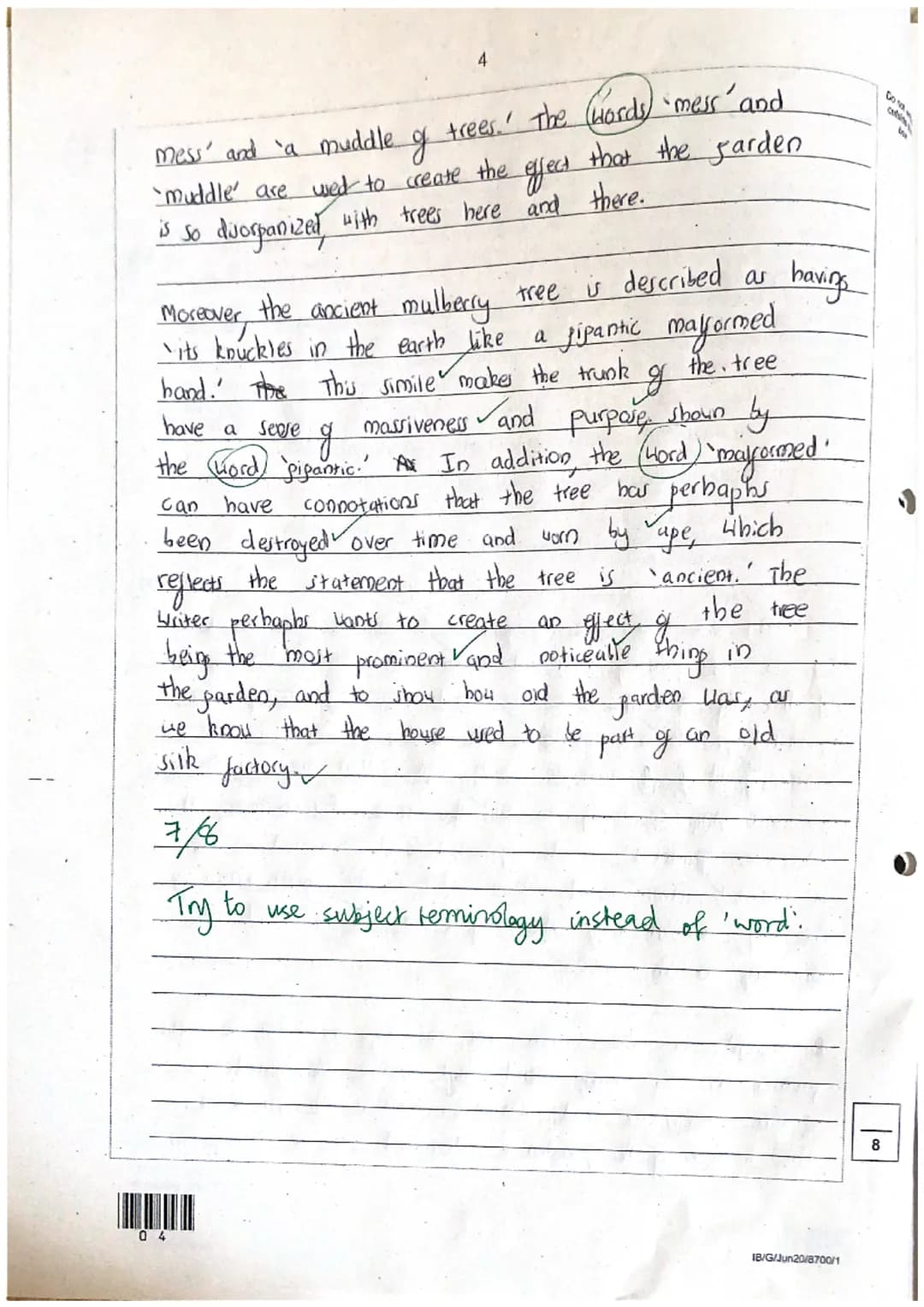 <h2>English Language Paper 1 Model Answers</h2>
<p>Section A: Reading</p>
<p>Answer all questions in this section. You are advised to spend
