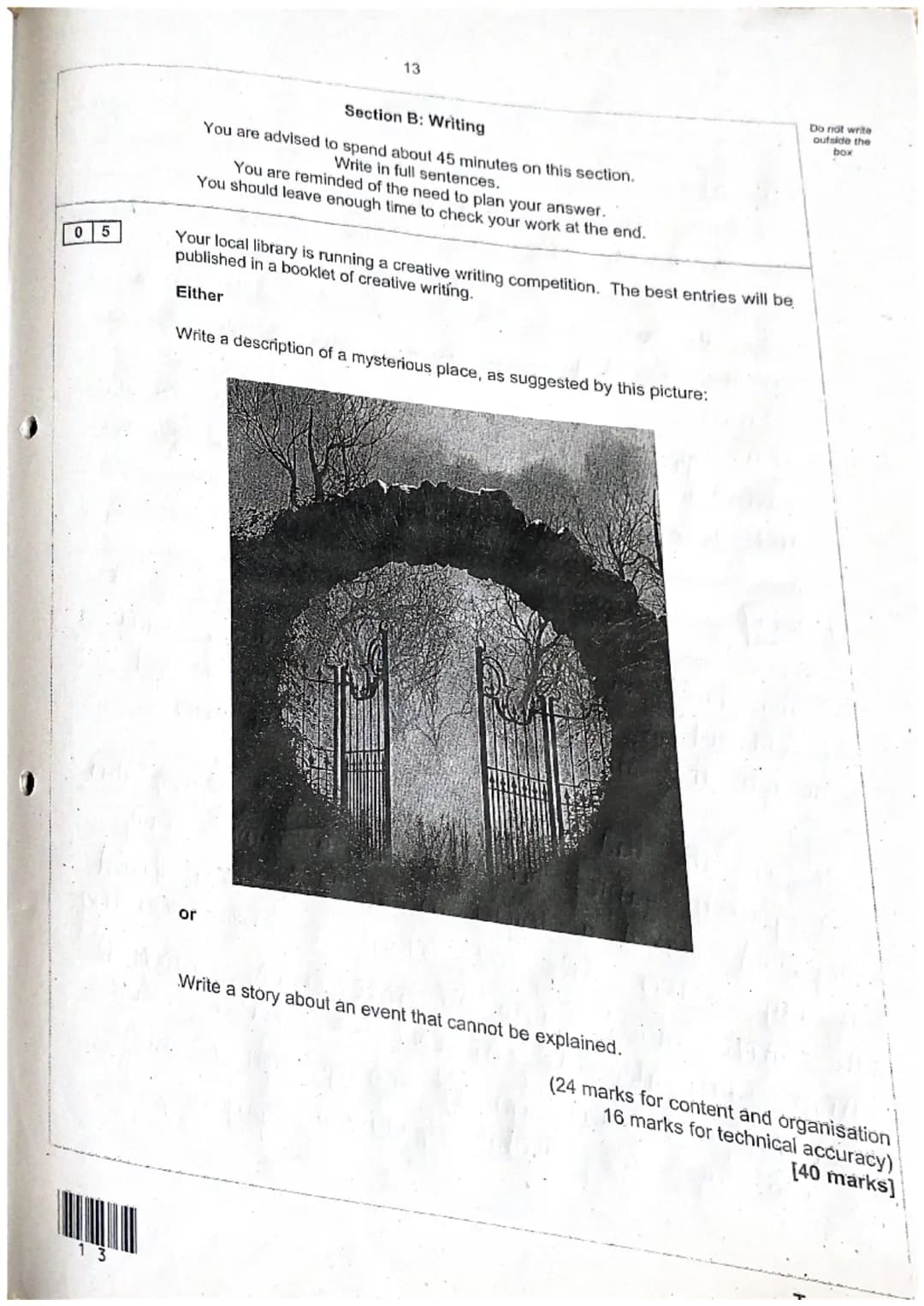 <h2>English Language Paper 1 Model Answers</h2>
<p>Section A: Reading</p>
<p>Answer all questions in this section. You are advised to spend