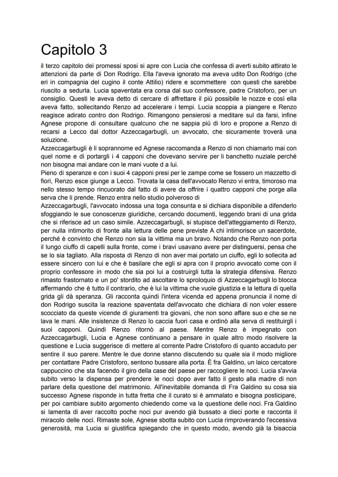 # Capitolo 1
Alessandro Manzoni apre il suo romanzo presentando i luoghi che faranno da sfondo alle
vicende principali dei Promessi Sposi: