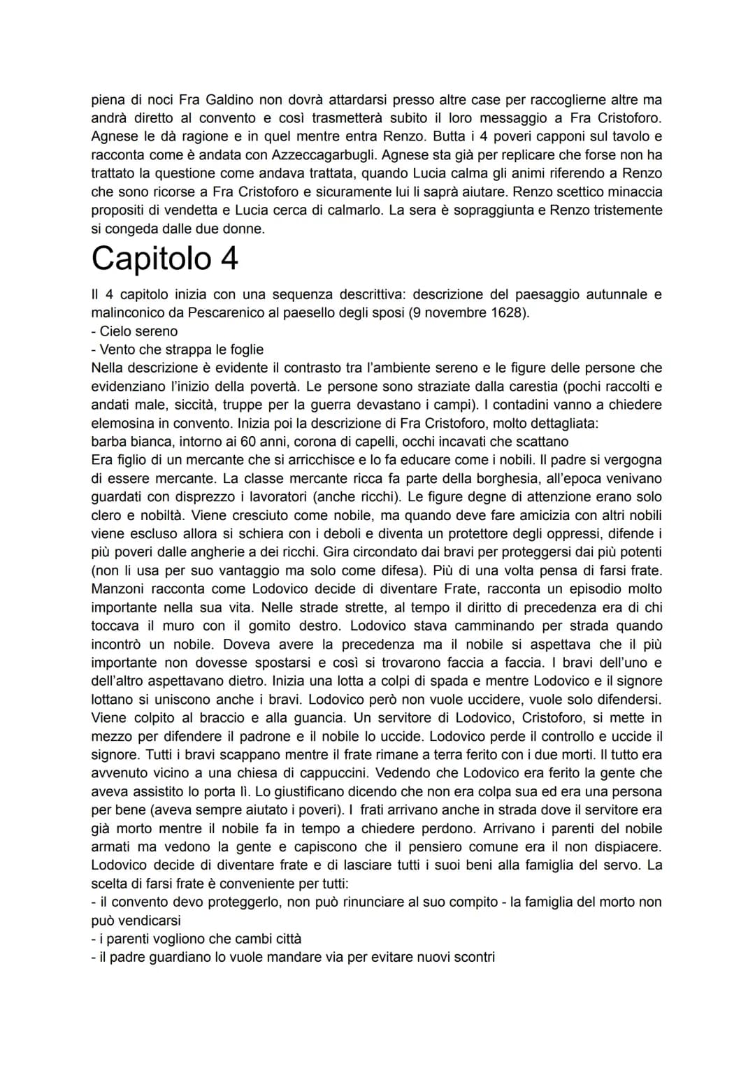 # Capitolo 1
Alessandro Manzoni apre il suo romanzo presentando i luoghi che faranno da sfondo alle
vicende principali dei Promessi Sposi: