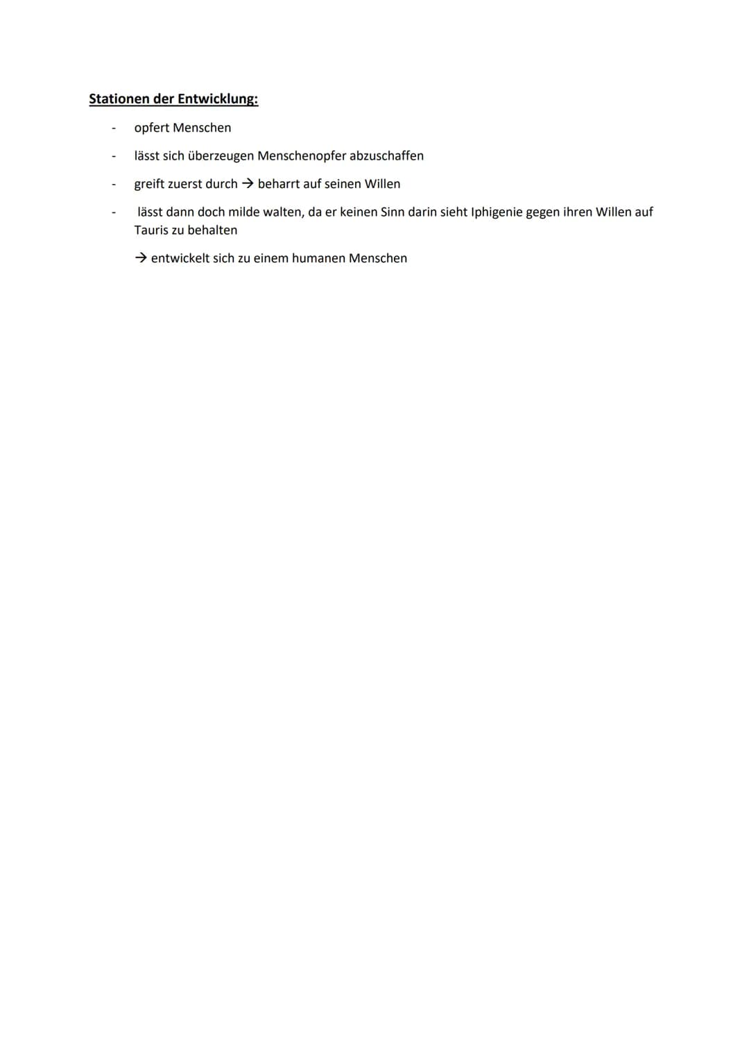 Iphigenie:
Innere + äußere Merkmale:
- älteste Tochter von Agamemnon + Klytämnestra
- $\rightarrow$ Familie der Tandaliden
- Schwester von