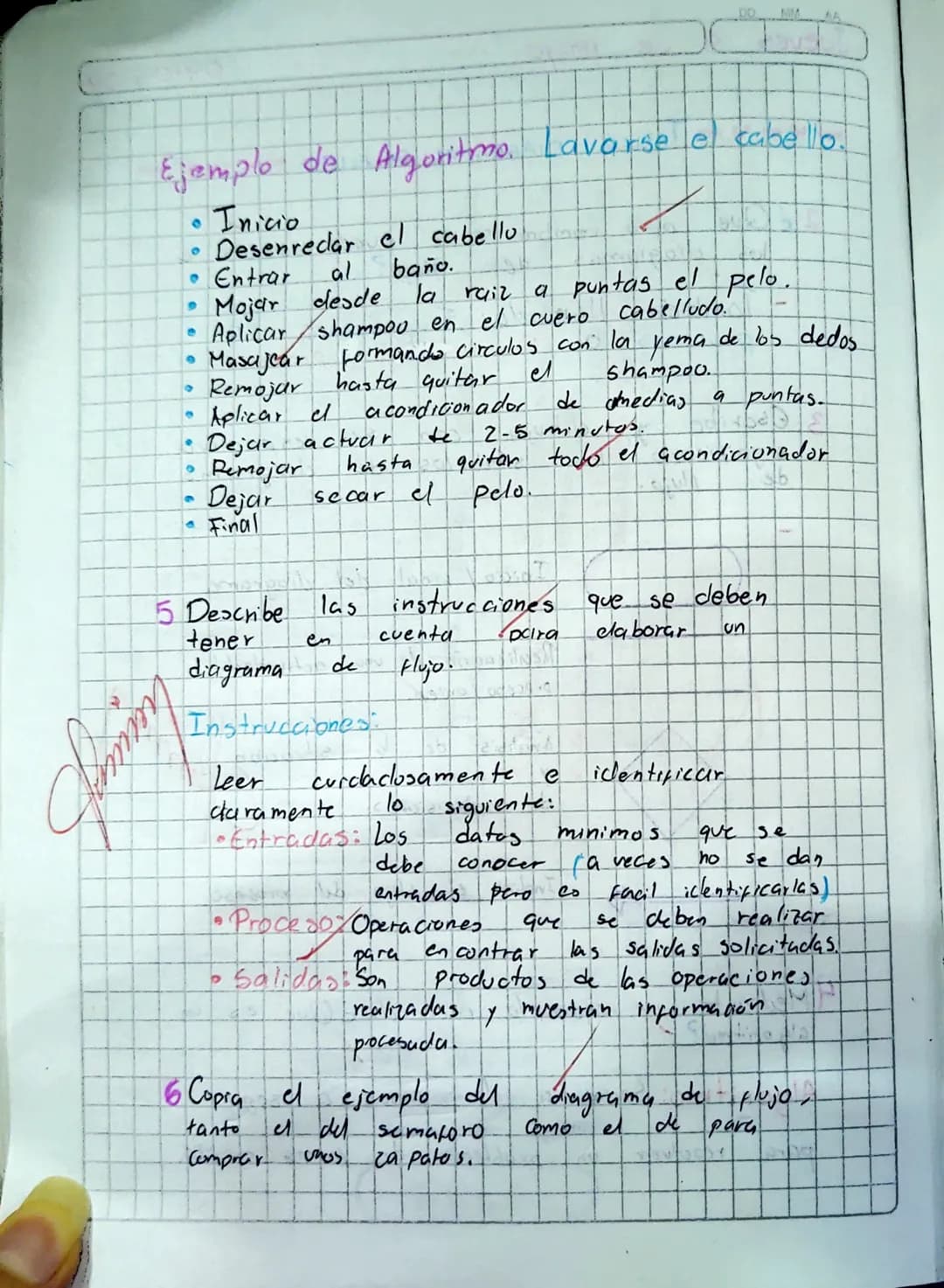 Jueves a de mayo.
-v-v-v- TALLER DIAGRAMAS DE FLUJO -v-v-v-
DD
MMM
09-05-24
2. Qué otro nombre se le puede colocar a
los diagramas de Huj