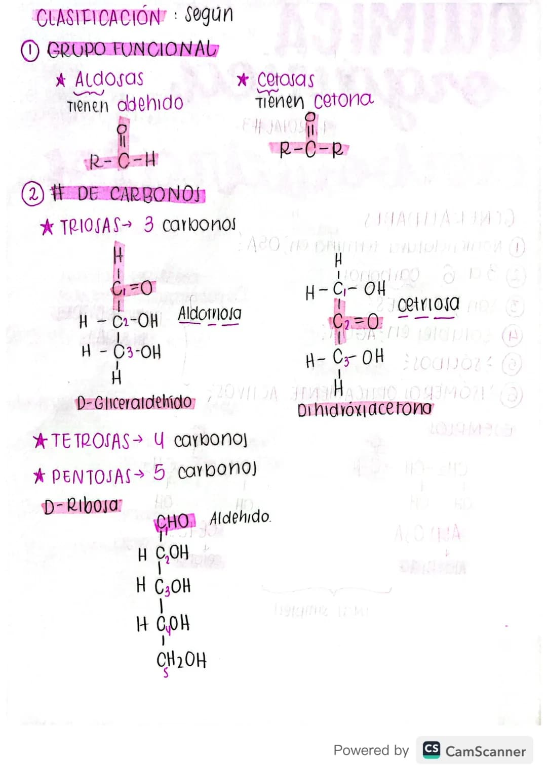 # QUÍMICA.
organica
PARCIAL #3
carbohidratos
GENERALIDADES
① Nomenclatura termina en OSA
② 3 a 6 carbonos
③ Son POLARES
4 Solubles en AGUA
⑤