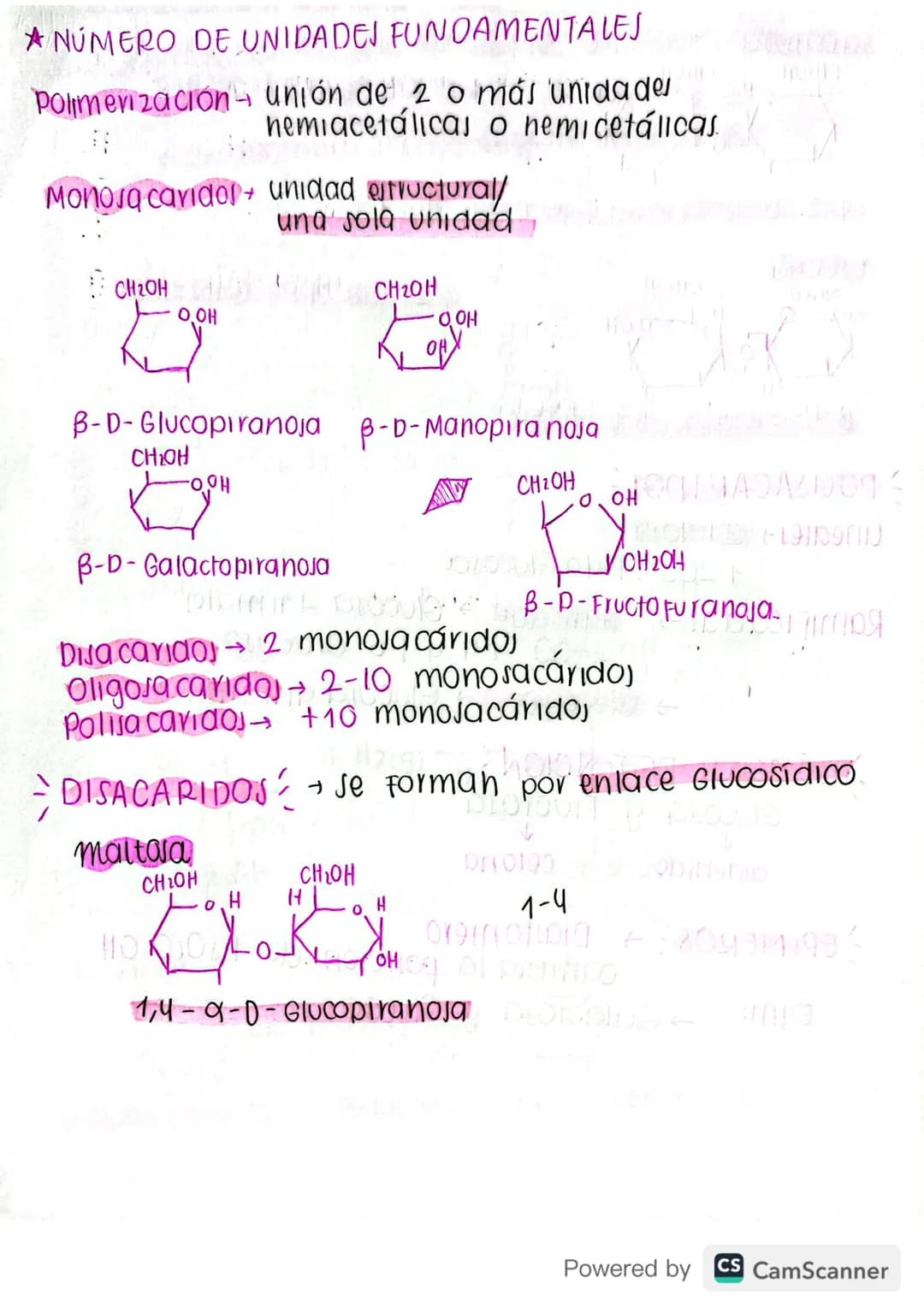 # QUÍMICA.
organica
PARCIAL #3
carbohidratos
GENERALIDADES
① Nomenclatura termina en OSA
② 3 a 6 carbonos
③ Son POLARES
4 Solubles en AGUA
⑤