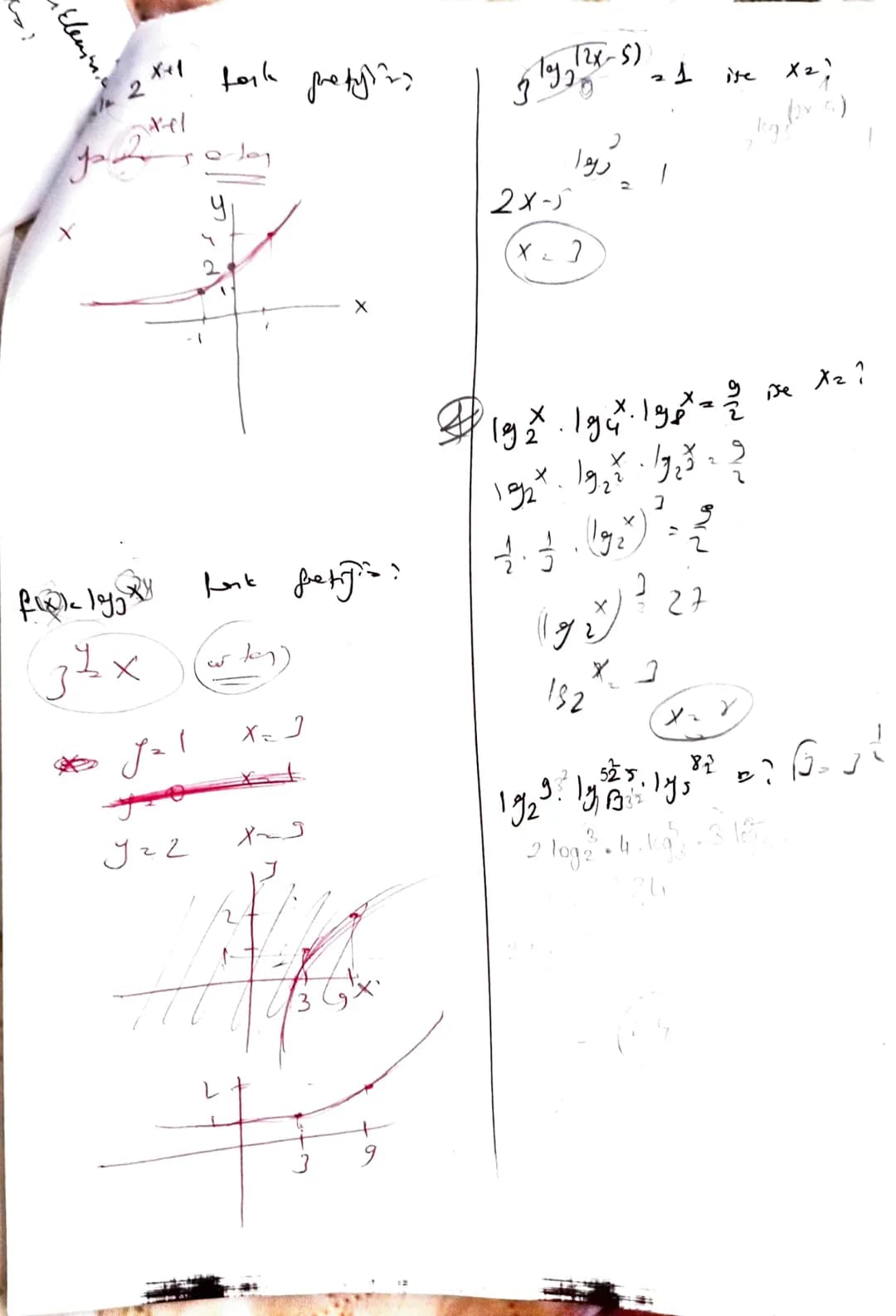 LOGARITMA
X ise
D Iga x
192
b2 a
a ohr
3
De
X27
X=2
x=r
Orx
3-
= X
the
X21
Inxlegex
(N01. Dajel Togarina: Ige:hx
• Banaje Logantno a