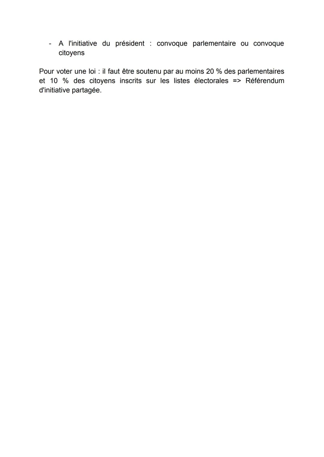 # L'Organisation du Droit :
1- La Constitution:
Il est important de savoir que l'état de droit garantie la démocratie
L'état de droit res