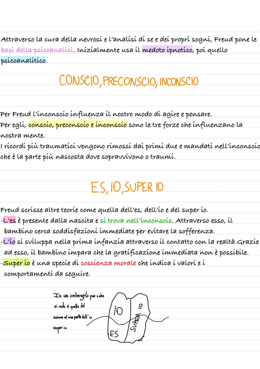 # FREUD
Freud è il fondatore della psicoanalisi.
Secondo lui, i prosessi psichici inconsci influenzano il pensiero, i
comportamenti e le re