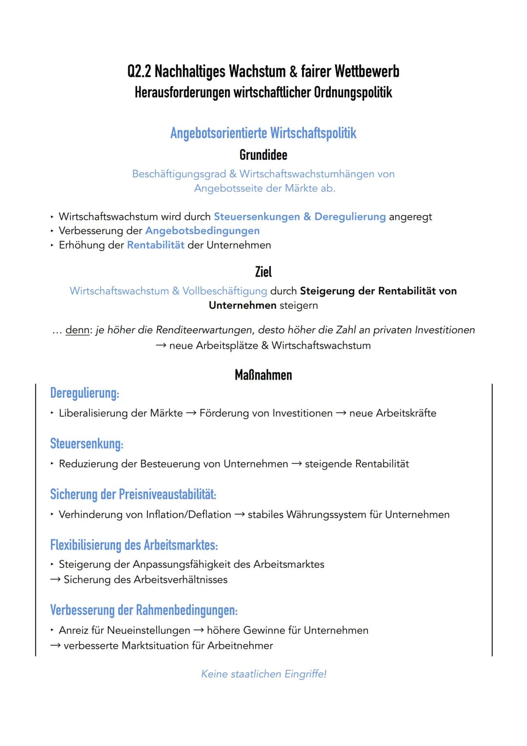 # Q2.1 Konjunkturanalyse & Konjunkturpolitik
Herausforderungen prozessorientierter Wirtschaftspolitik
## Glossar - Wirtschaftspolitik
Mark