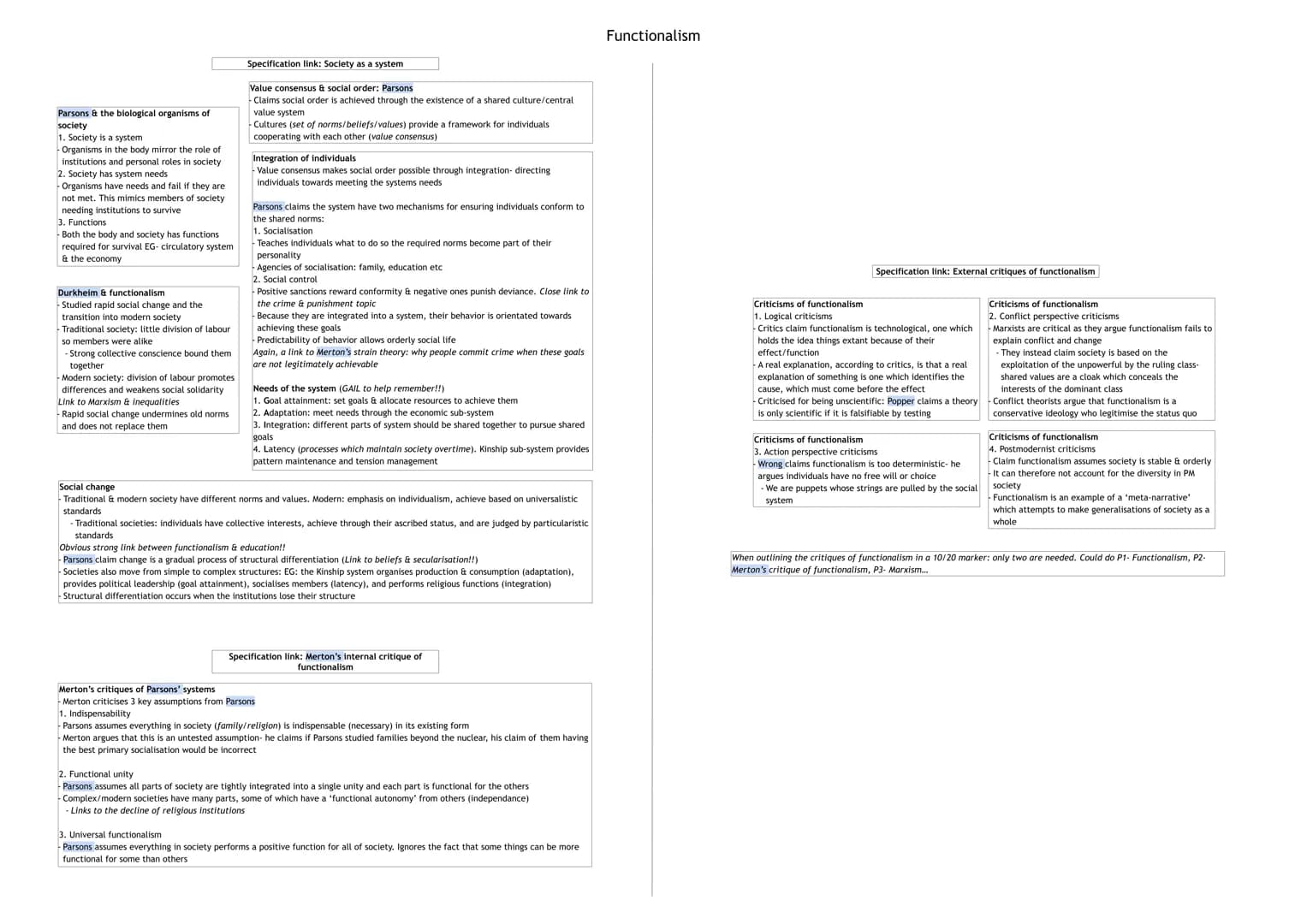 ## Sociology and science
### Specification link: Positivism
General views of positivism
- All logic of natural sciences can apply to socio
