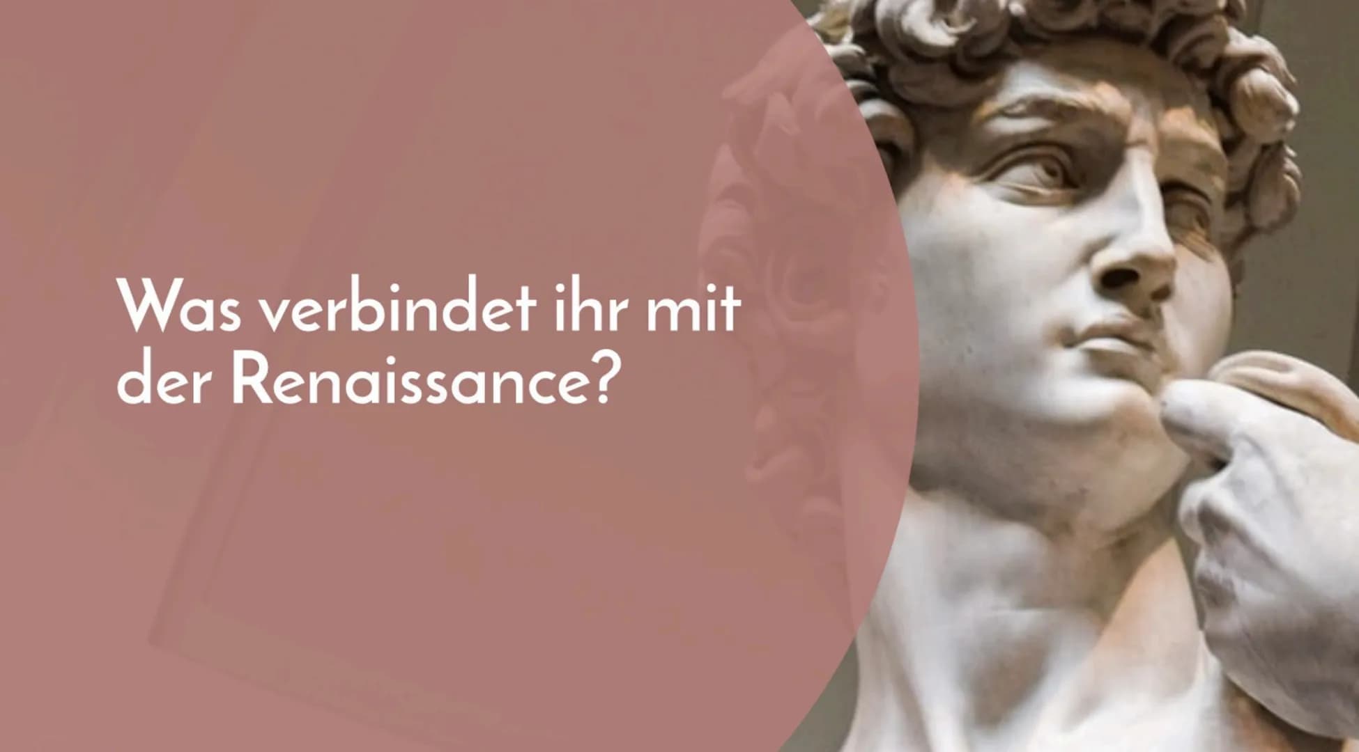 # Die Renaissance
Pia Rothenburg
Begriff:
Renaissance
Architektur
von Antike zur
Renaissance
Malerei
Menschenbild
Inhalt
Zusammenfas
