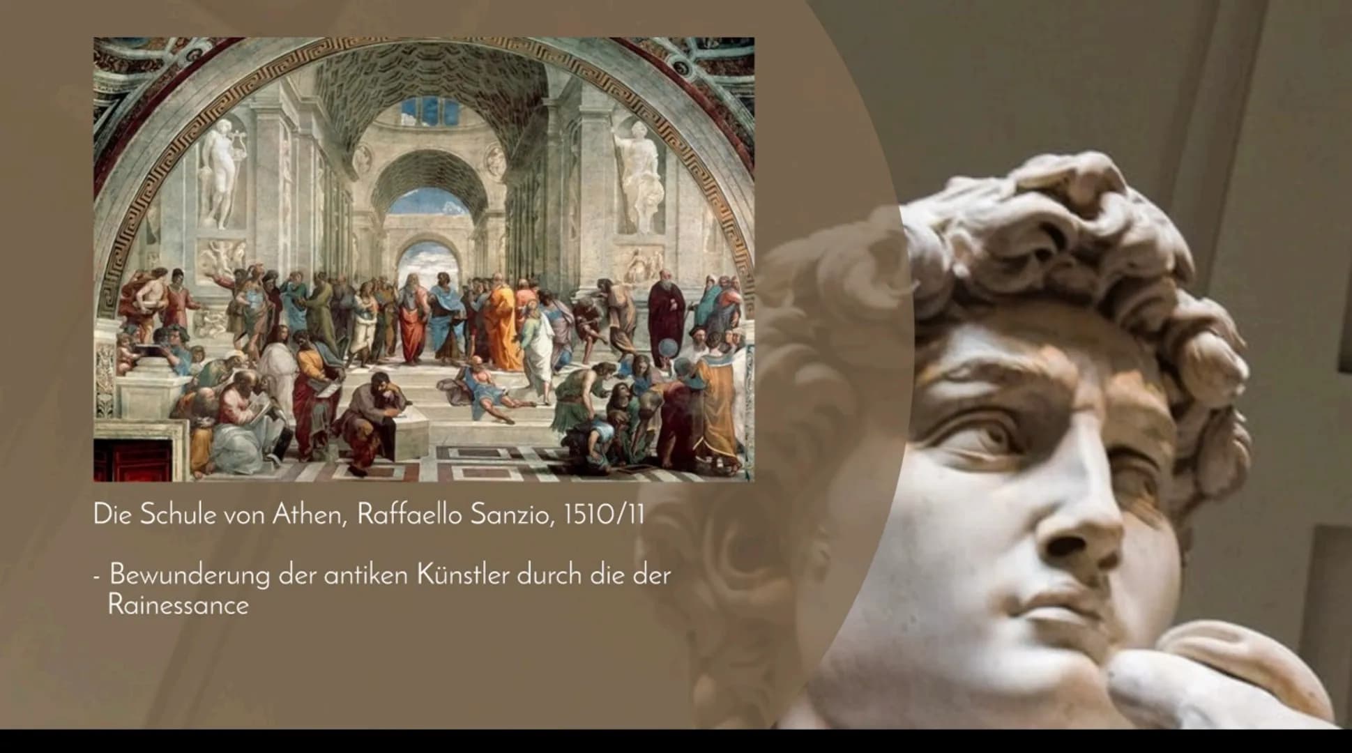 # Die Renaissance
Pia Rothenburg
Begriff:
Renaissance
Architektur
von Antike zur
Renaissance
Malerei
Menschenbild
Inhalt
Zusammenfas