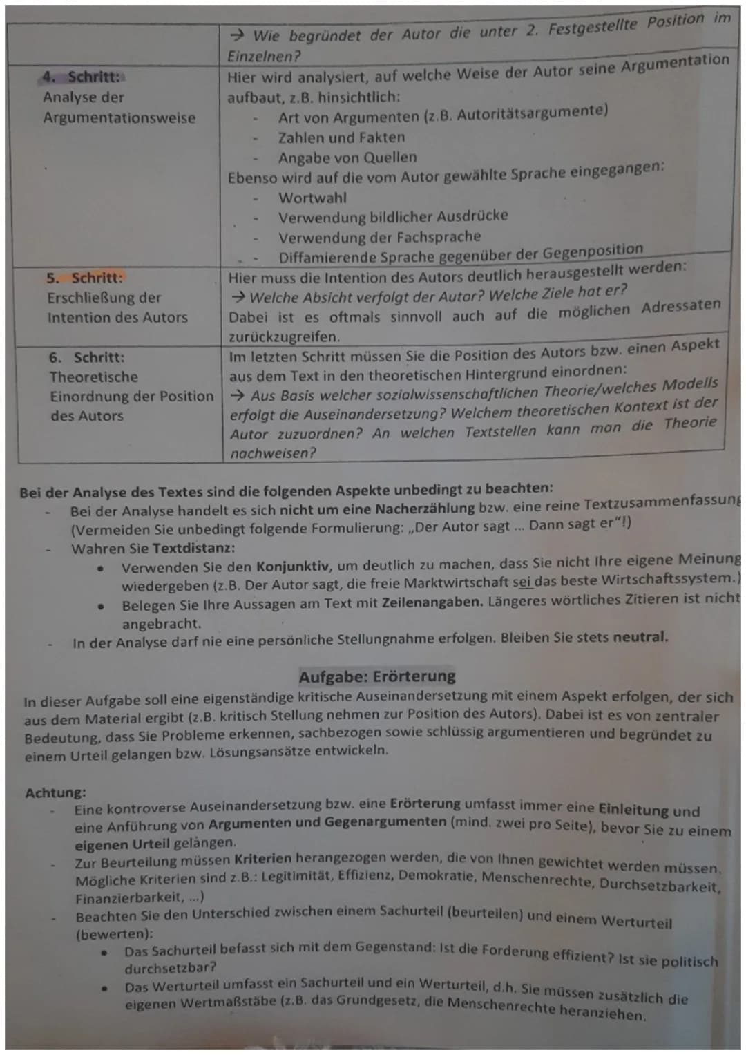 # Klausurleitfaden für das Fach Sozialwissenschaften
Die Klausuren im Fach Sozialwissenschaften enthalten in der Regel folgende Aufgabentyp