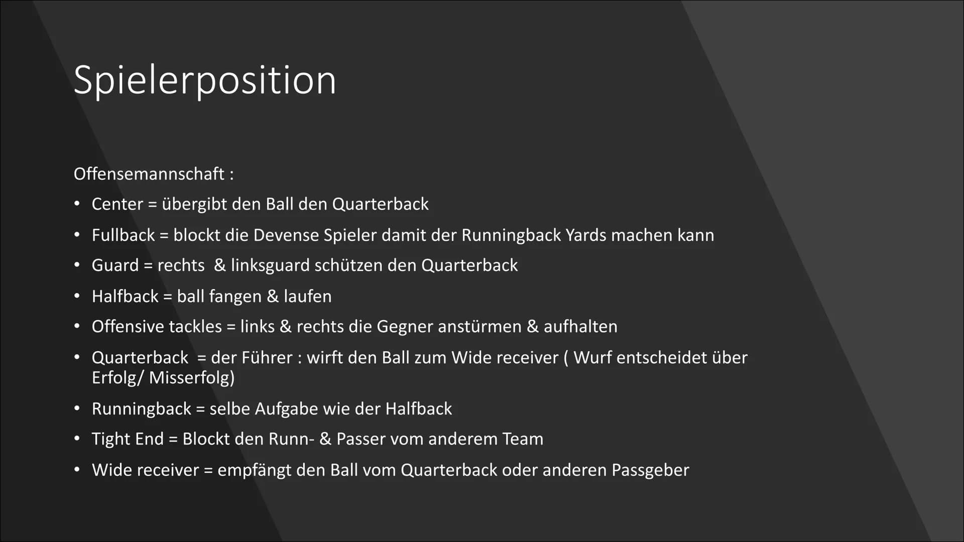 <h2>Was ist Football? + Geschichte</h2>
<p>American Football hat seinen Ursprung in den Vereinigten Staaten von Amerika und ist dort der be