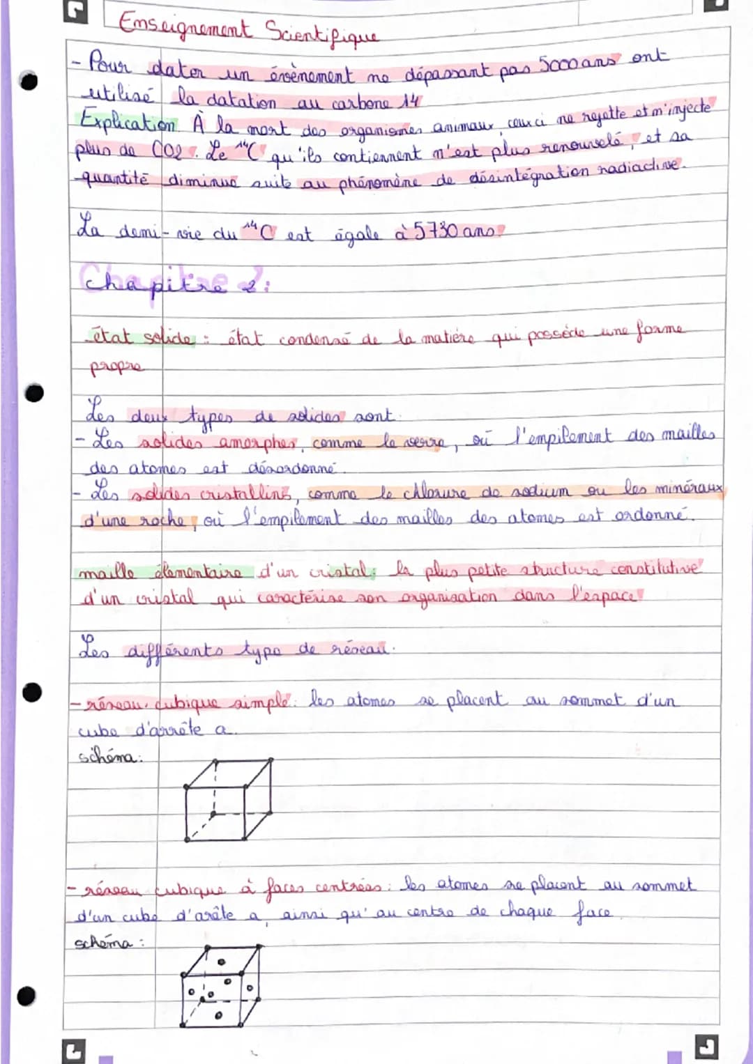 Enseignement Scientifique
theme 1: Une longue histoire de la matière
chap 1
élément chimique. J'ensemble des atomes et ons ayant
le même nu
