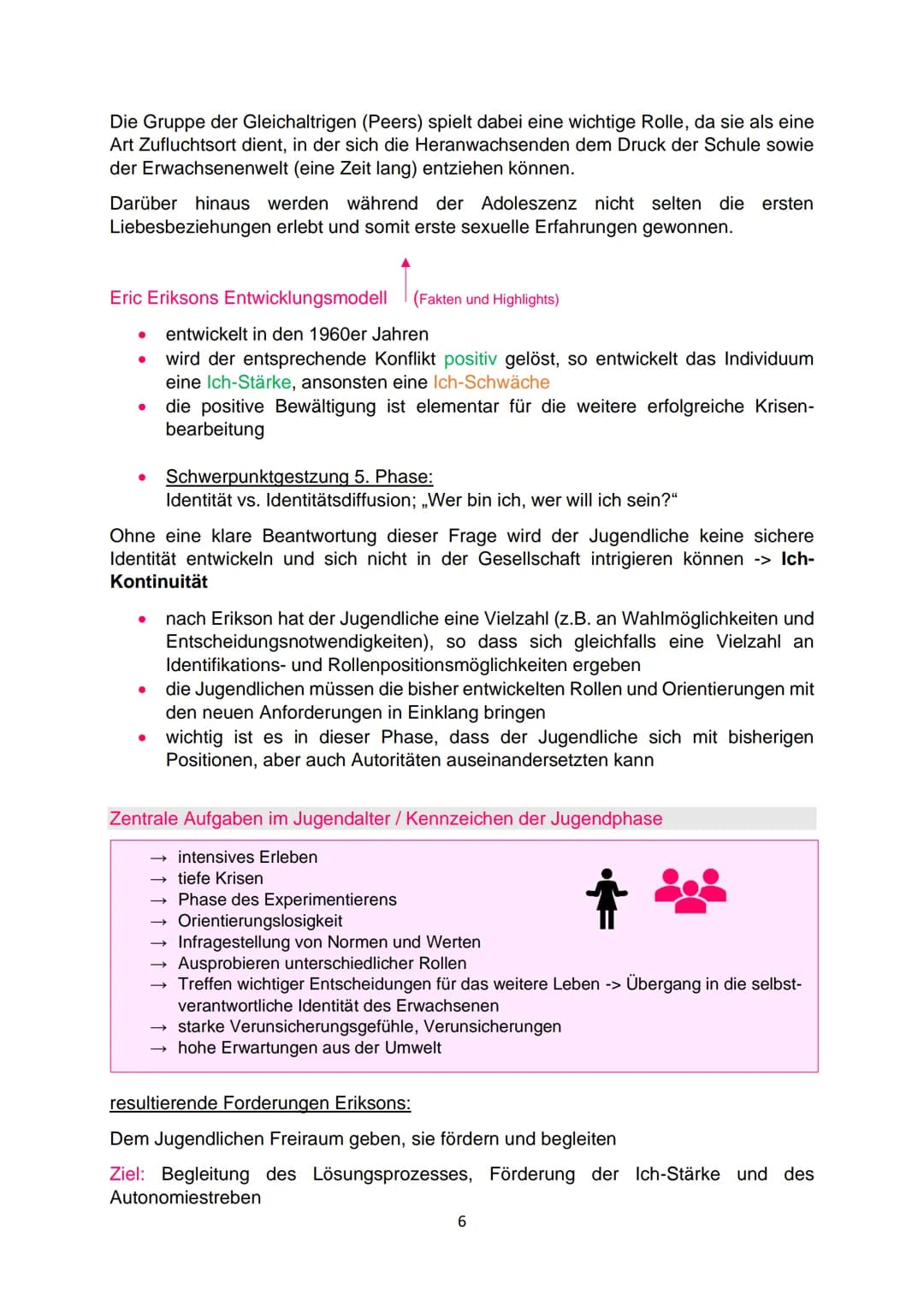 # PP Lernzettel:
Thema:
„Entwicklungs- und Sozialisationsprozesse von Jugendlichen und
jungen Erwachsenen verstehen"
Das Jugendalter
frü